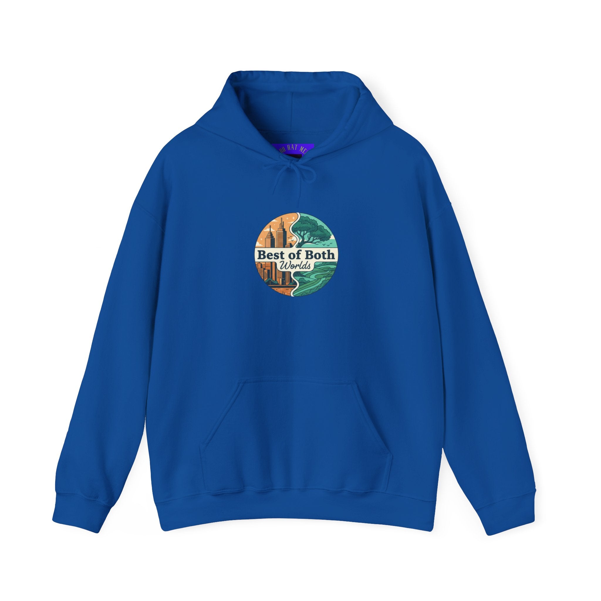 Three-Panel Fleece Hoodie