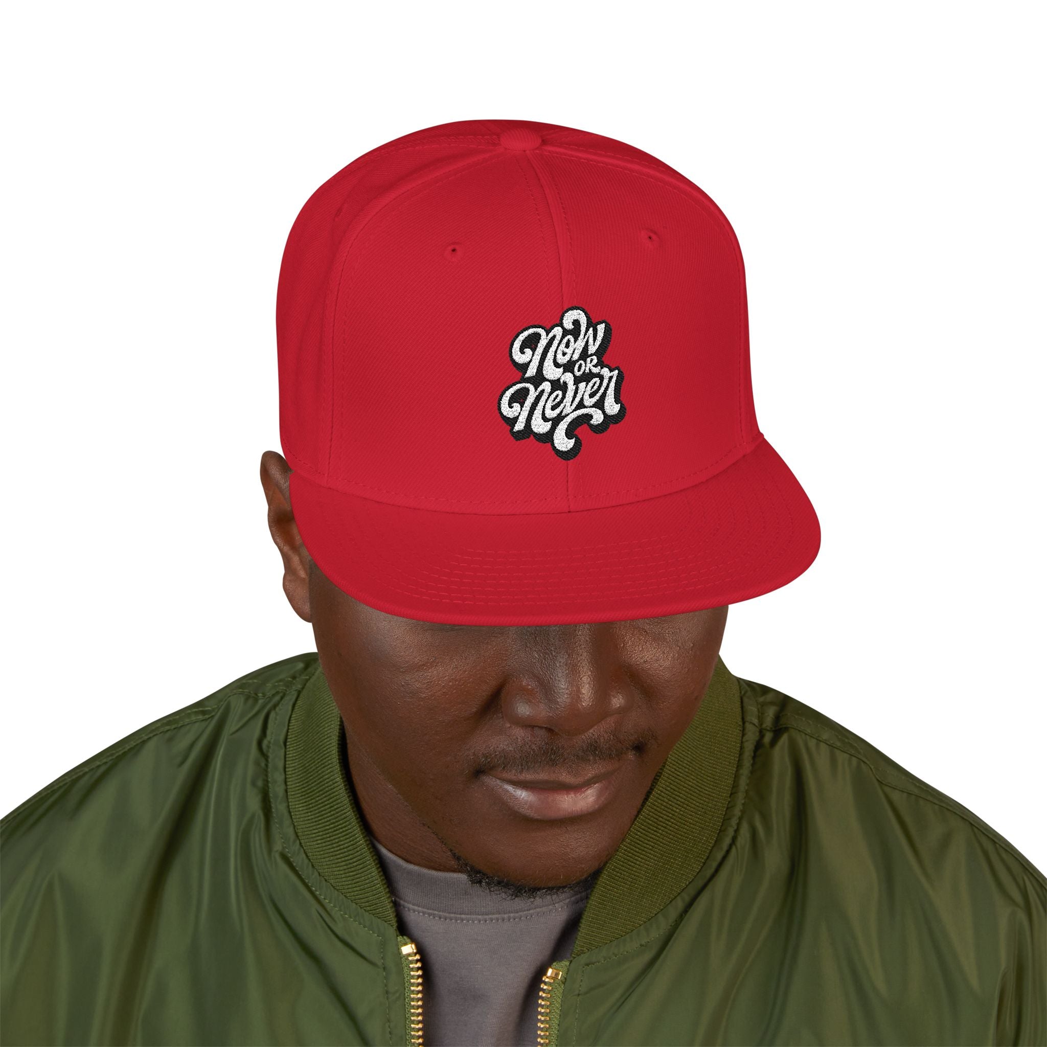 Embroidered Paw Print Snapback Hat — Streetwear Baseball Cap
