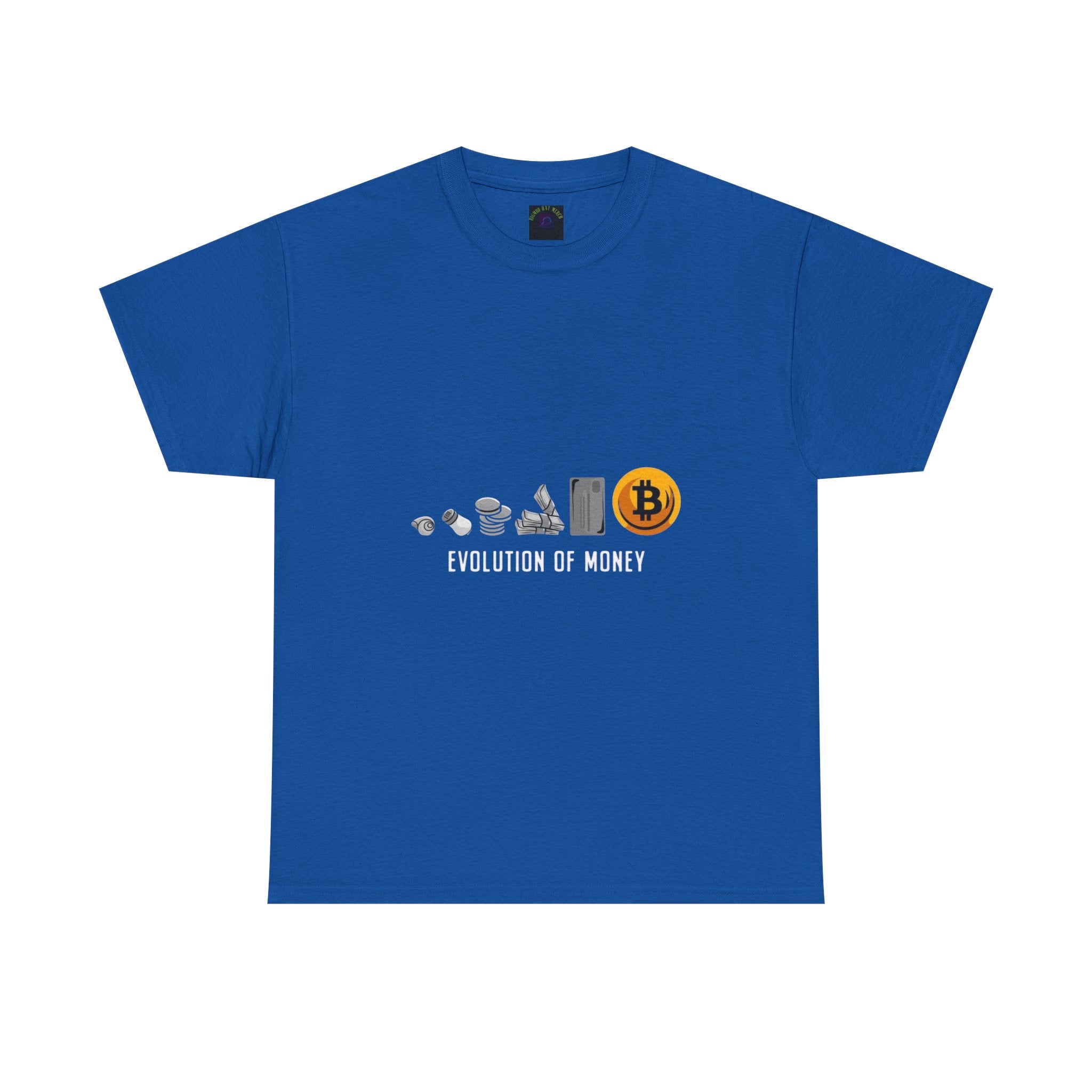 Bitcoin Evolution Tee — Cryptocurrency Mining Progress Graphic T‑Shirt