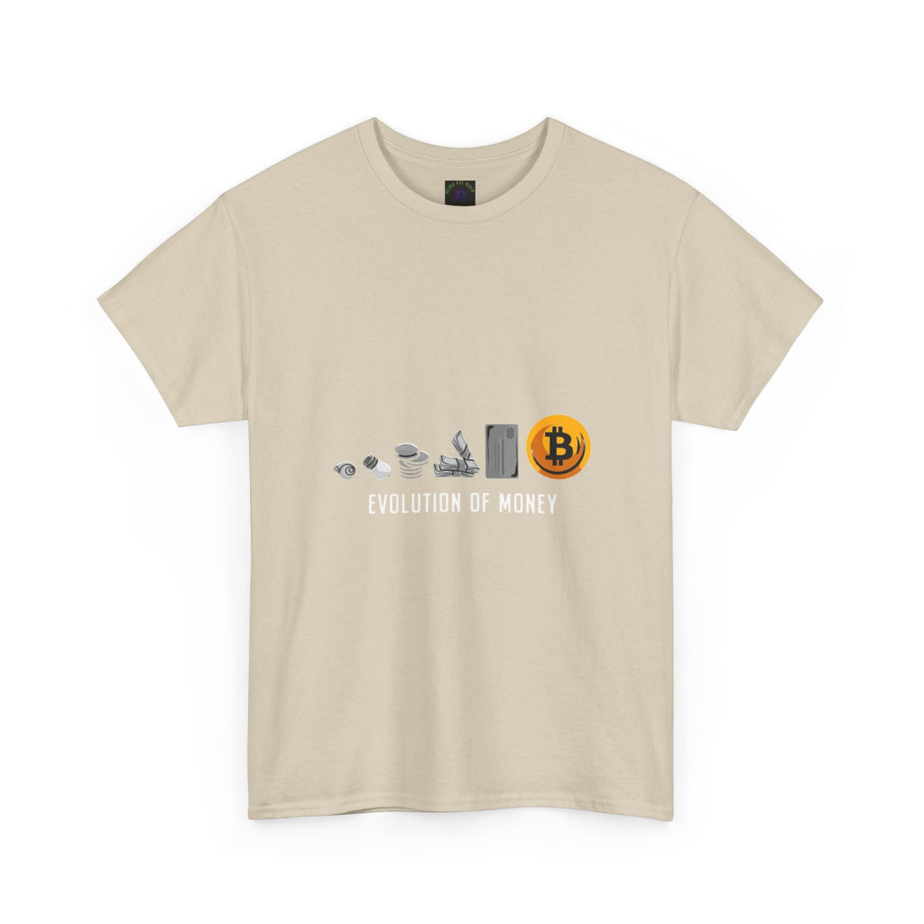 Bitcoin Evolution Tee — Cryptocurrency Mining Progress Graphic T‑Shirt