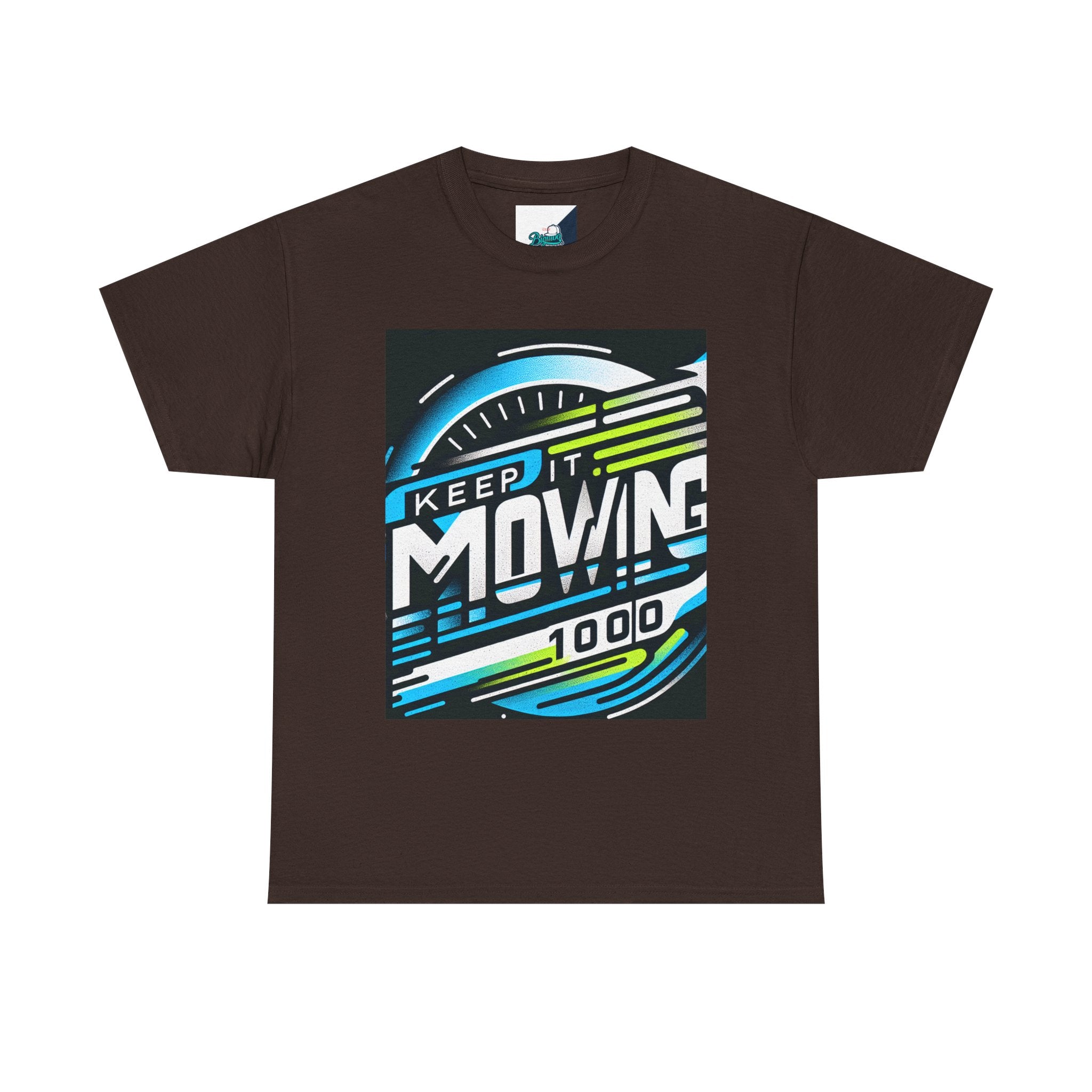 Keep It Moving Unisex Heavy Cotton Tee | Motivational Graphic Shirt for Fitness Lovers, Casual Wear, Gift Idea, Workout Apparel, Team Spirit