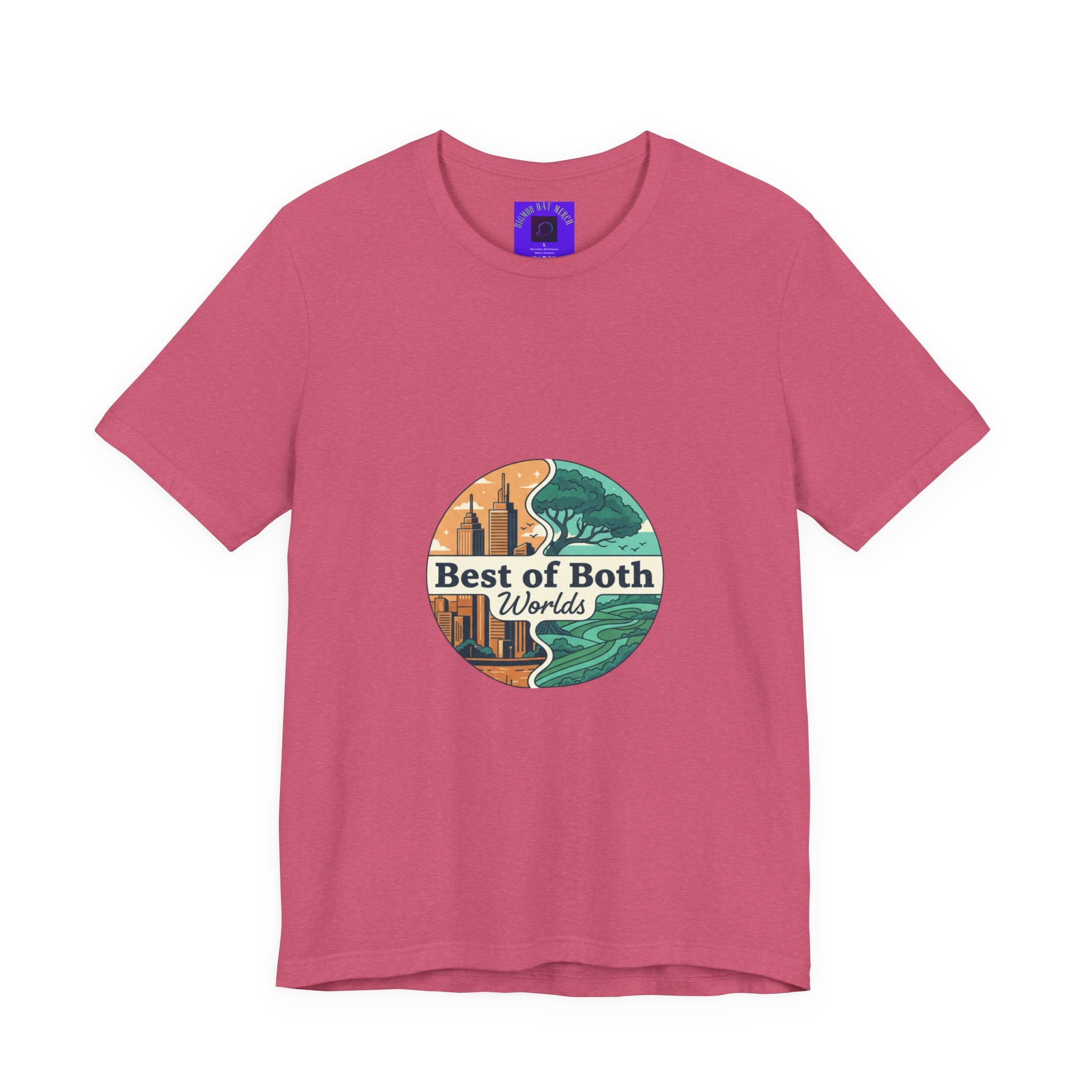 Best of Both Worlds Graphic Tee — Adventure & Ocean Vintage Circle Design