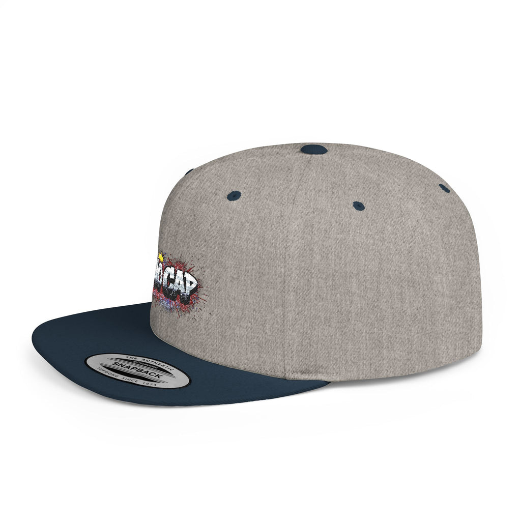 Snapback Hat — 'No Cap' Graffiti Crown Streetwear Baseball Hat
