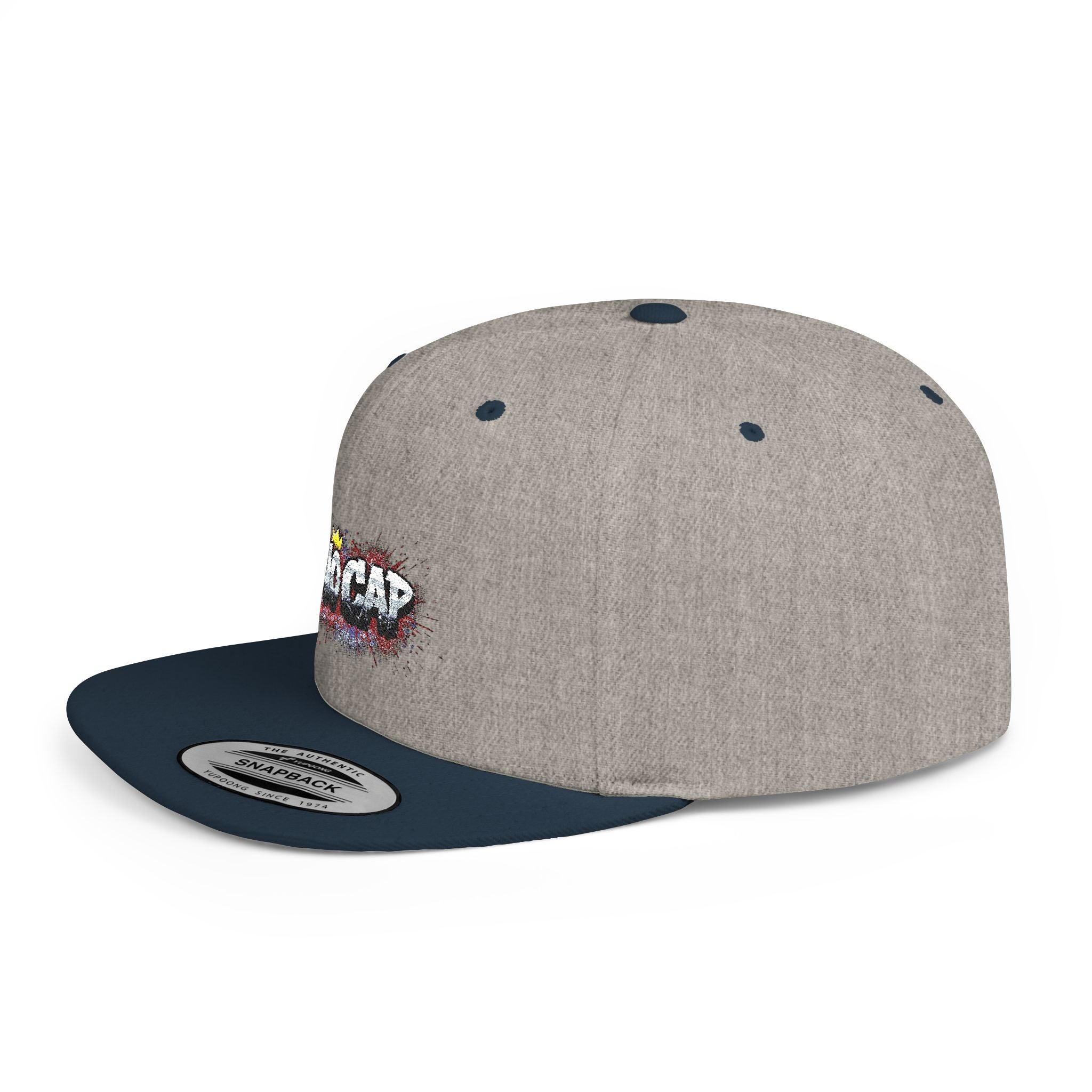 Snapback Hat — 'No Cap' Graffiti Crown Streetwear Baseball Hat