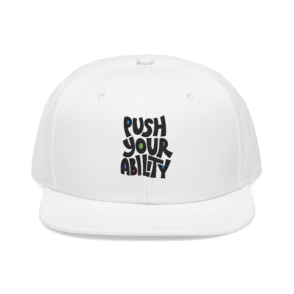 Embroidered ‘Boss Up’ Snapback Hat — Gray/Black Streetwear Cap