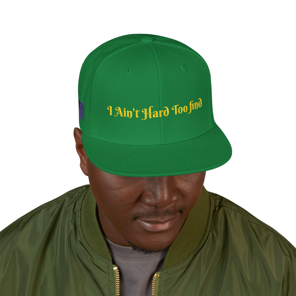 Stylish Snapback Hat - 'Work Hard Too' Embroidered Cap, Casual Streetwear, Gifts for Him/Her, Sportswear, Summer Accessory