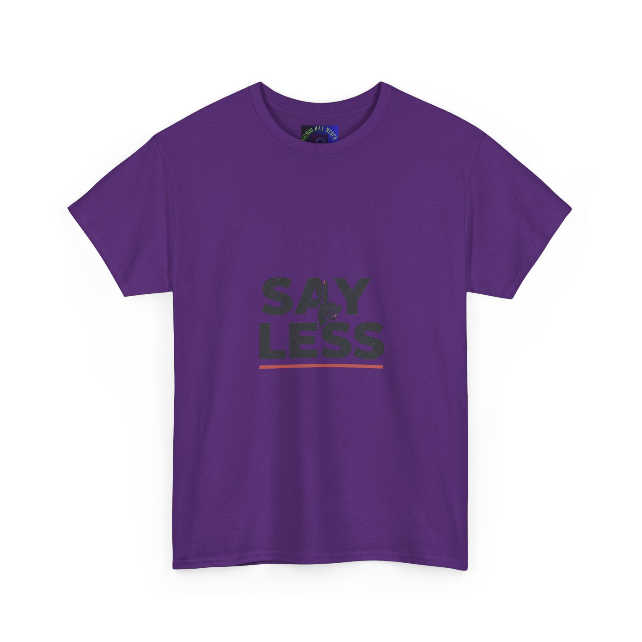 Say Less T-Shirt – Minimalist Graphic Tee with 'SAY LESS' Text
