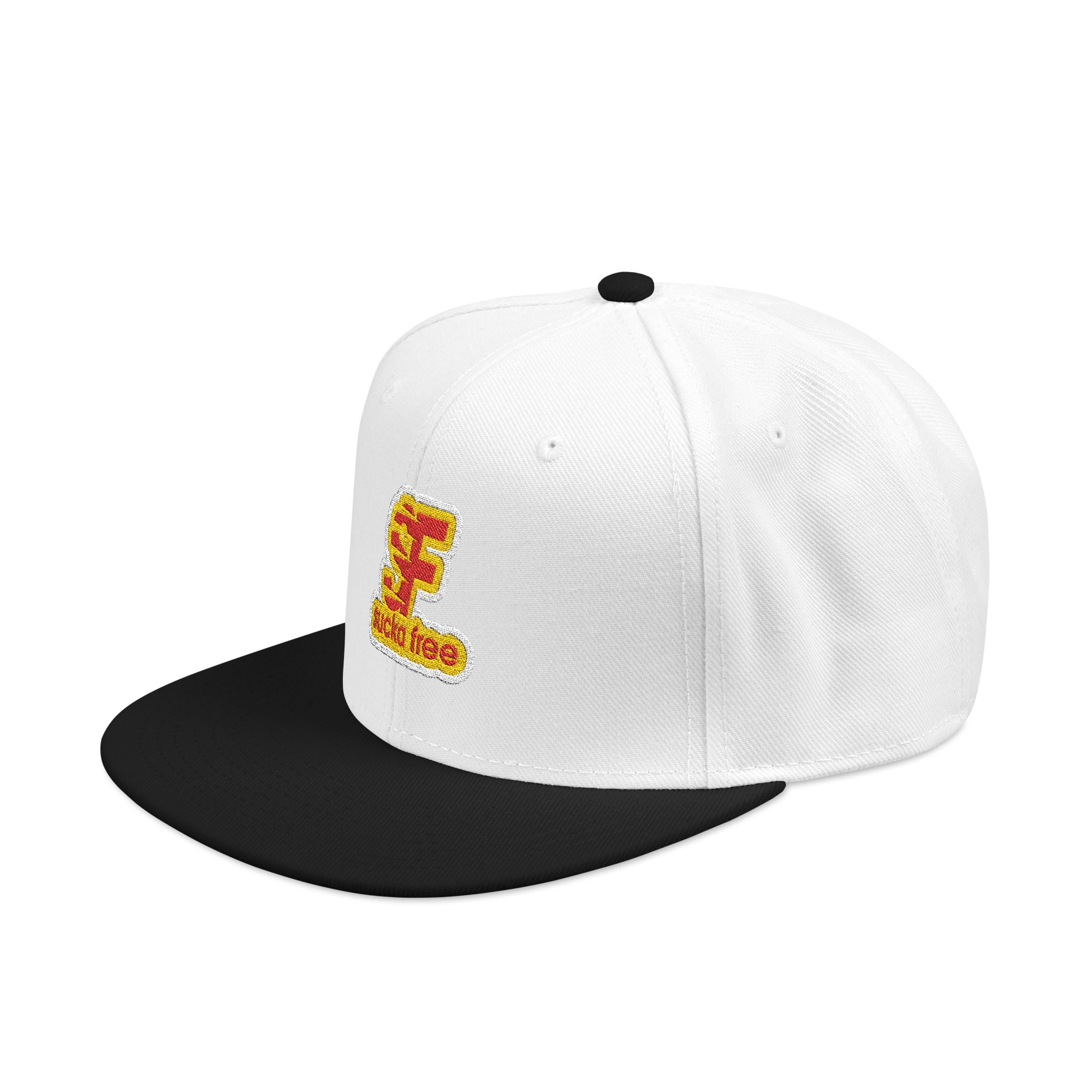 Embroidered Floral Letter 'E' Snapback Hat — Floral Initial Cap
