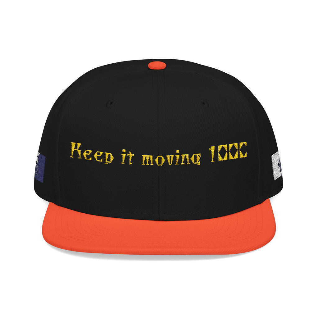 Embroidered Snapback Hat for Trendsetters, Casual Style, Streetwear, Hip Hop Fashion, Gift for Him/Her, Outdoor Adventures