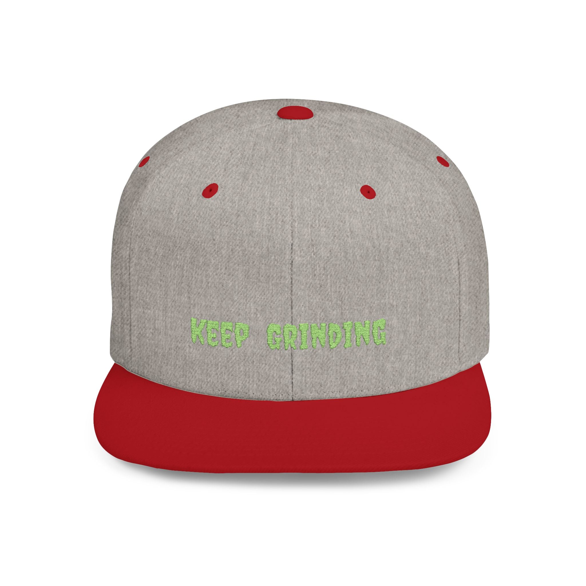 Keep Grinding Camo Snapback Hat
