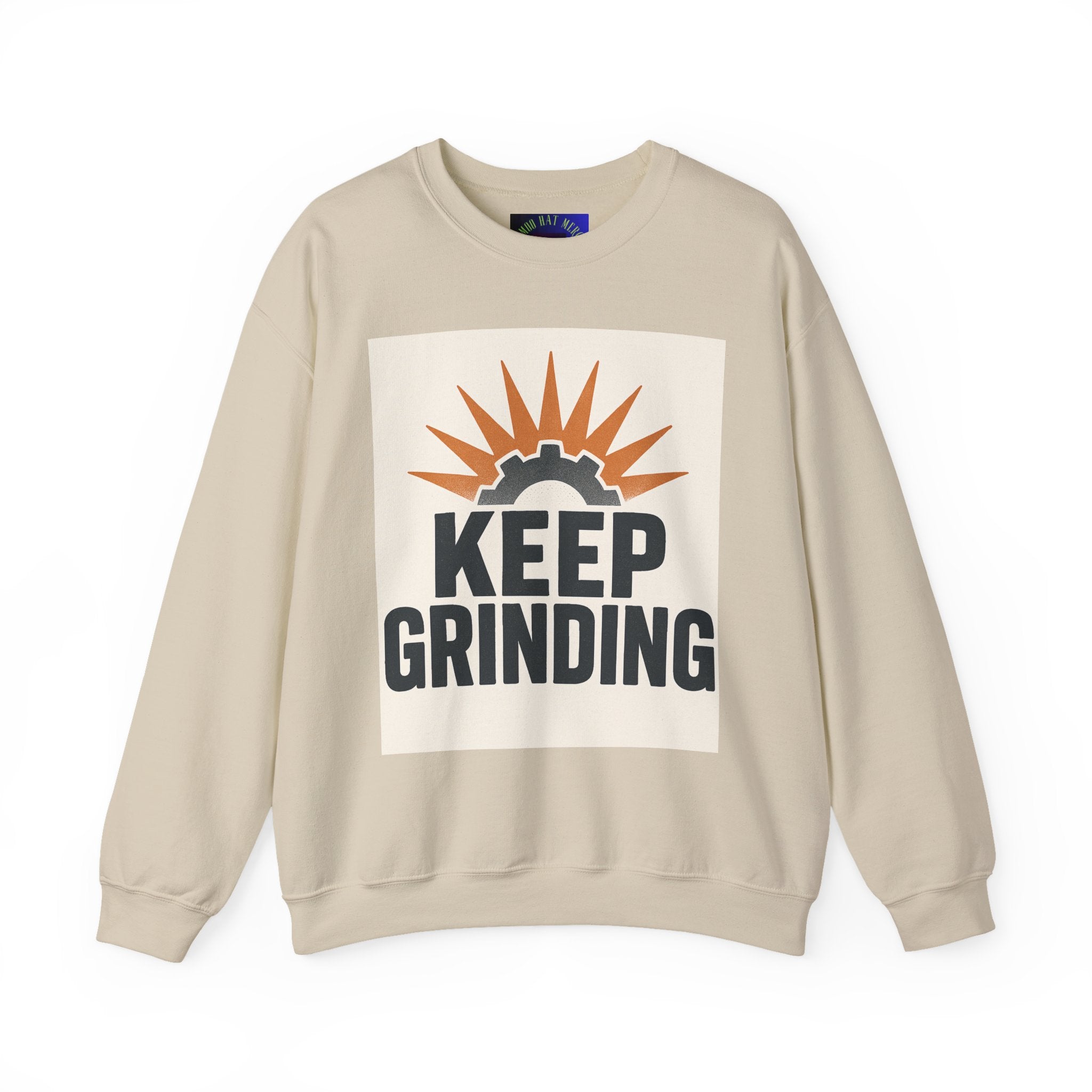 Keep Grinding Sweatshirt — Motivational Crewneck for Hustle & Gym Enthusiasts