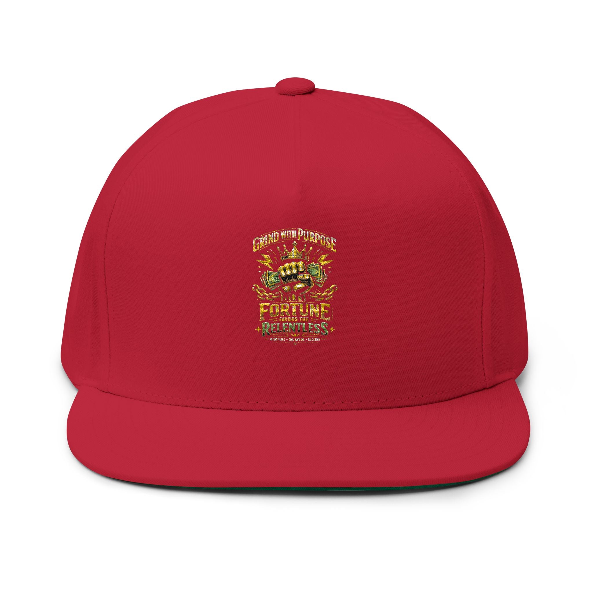 Flat Bill Cap (Embroidery)