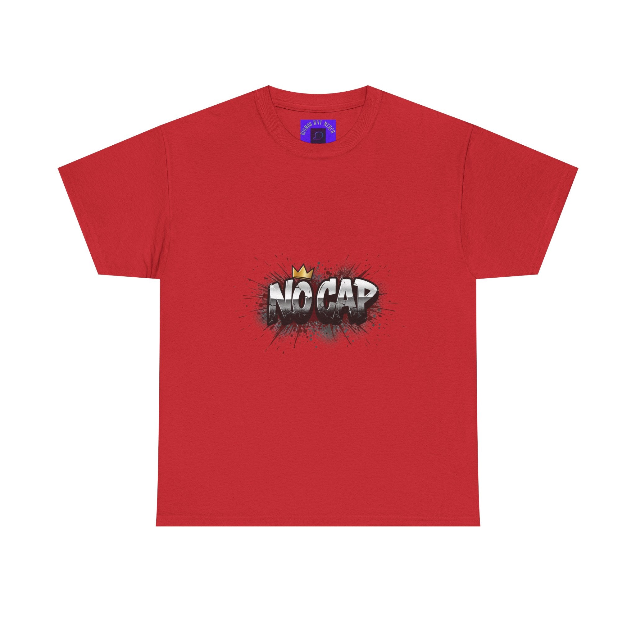 No Cap T-Shirt — Urban Graffiti Streetwear Tee