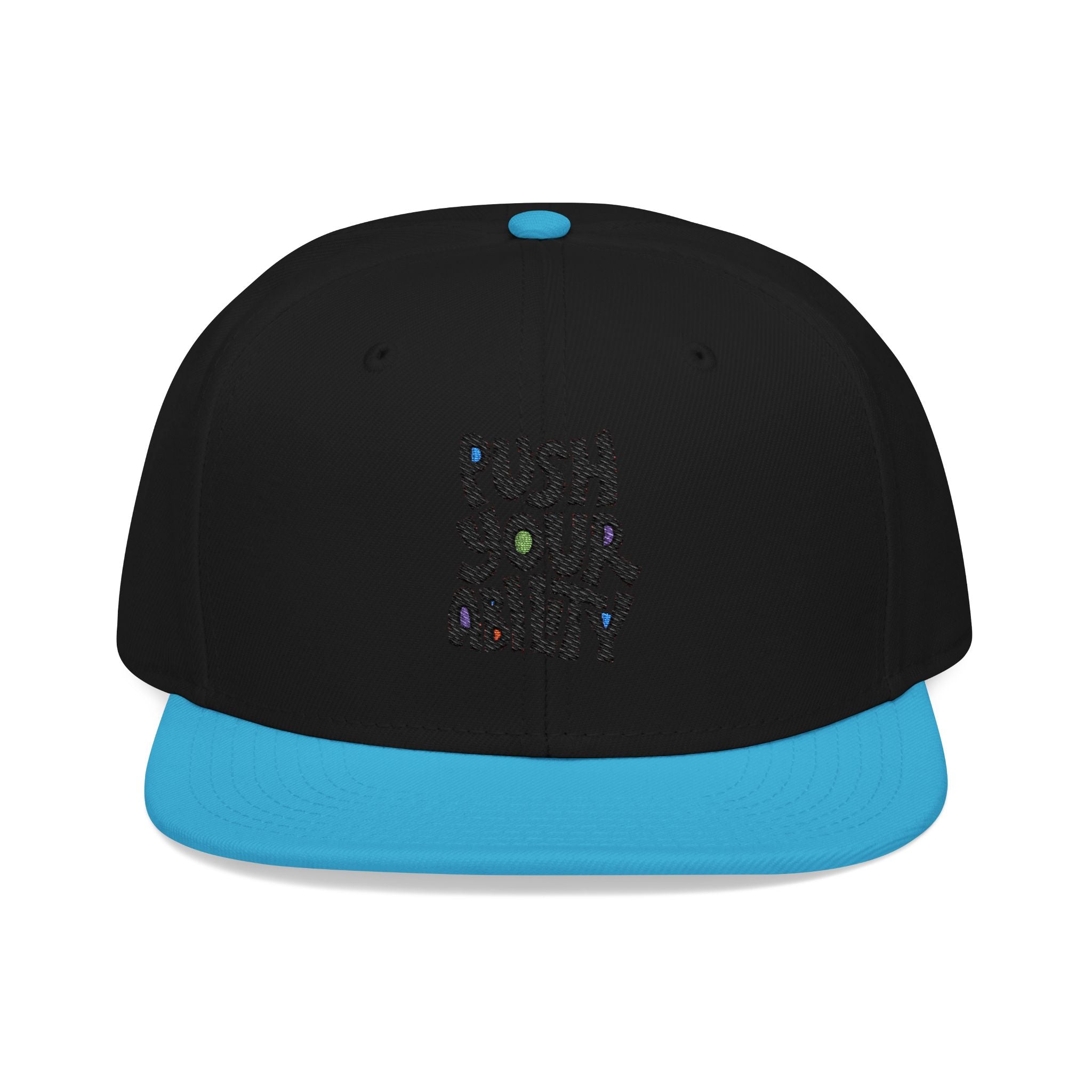 Embroidered ‘Boss Up’ Snapback Hat — Gray/Black Streetwear Cap