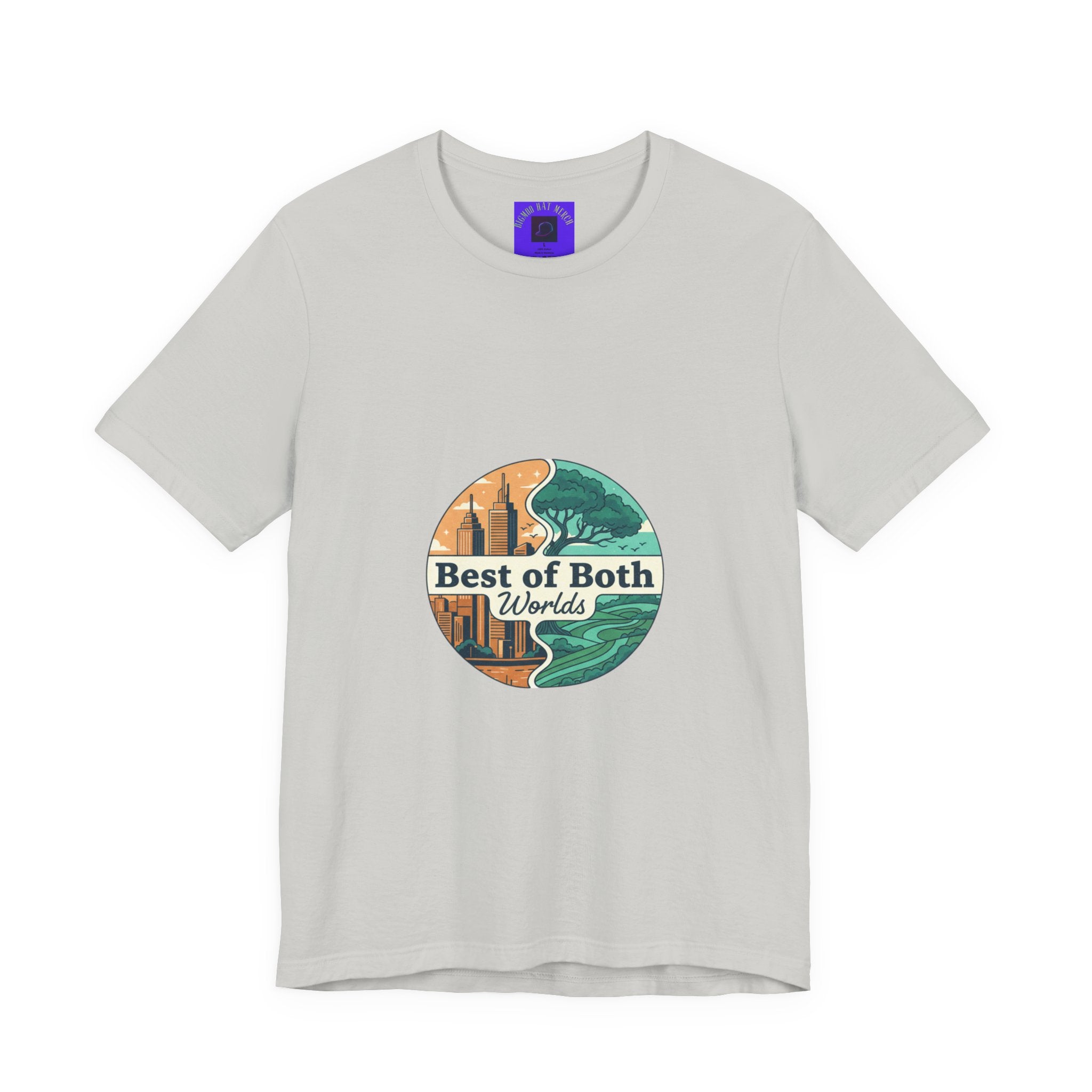 Best of Both Worlds Graphic Tee — Adventure & Ocean Vintage Circle Design