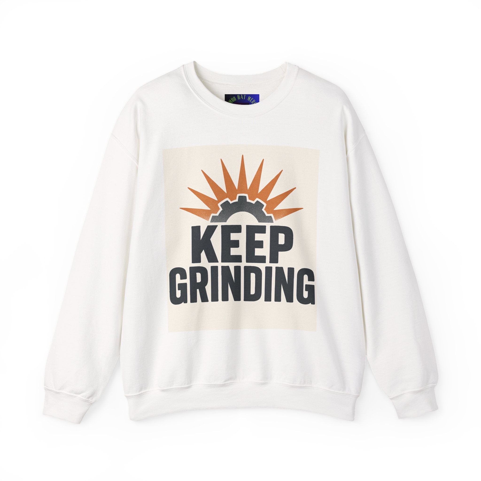 Keep Grinding Sweatshirt — Motivational Crewneck for Hustle & Gym Enthusiasts