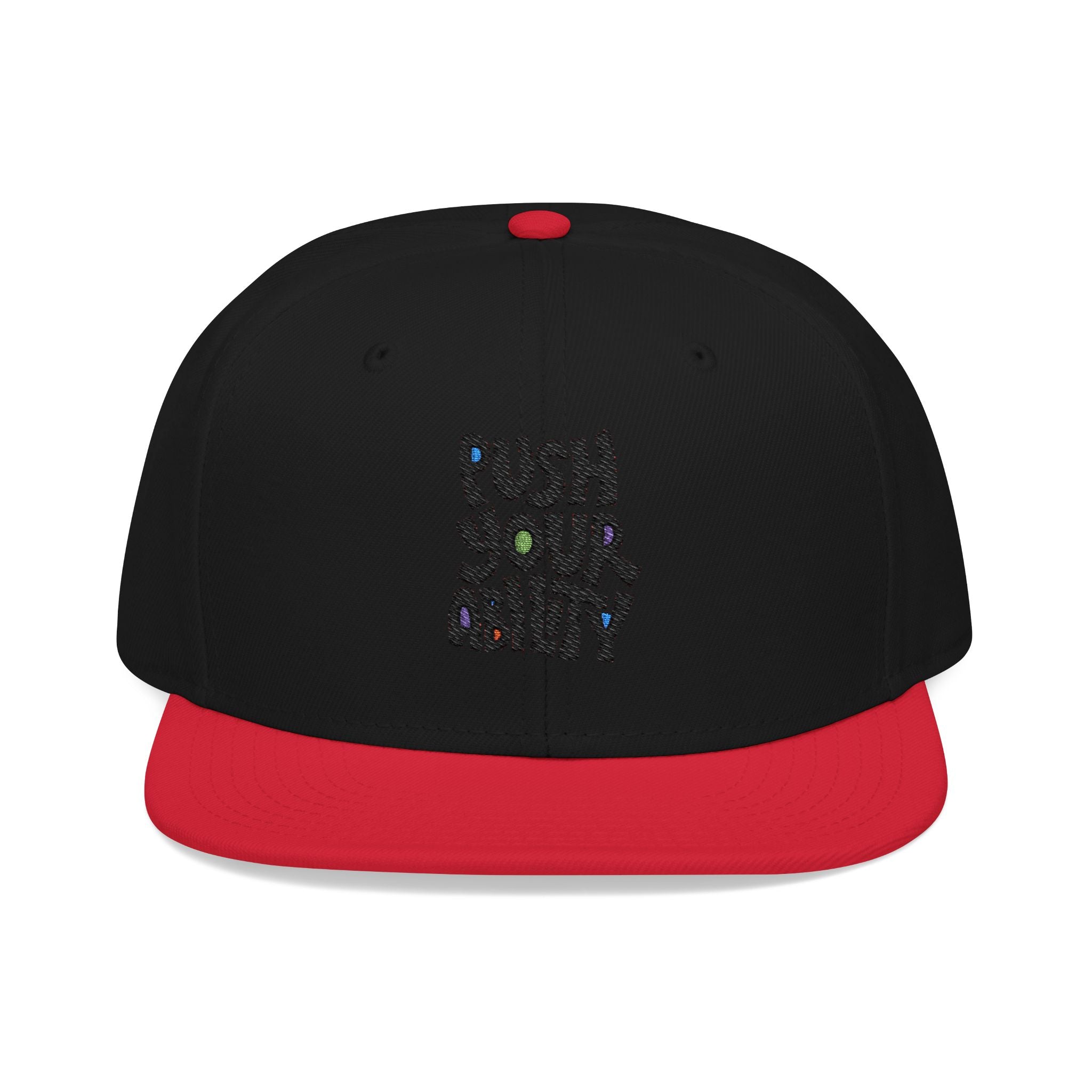 Embroidered ‘Boss Up’ Snapback Hat — Gray/Black Streetwear Cap
