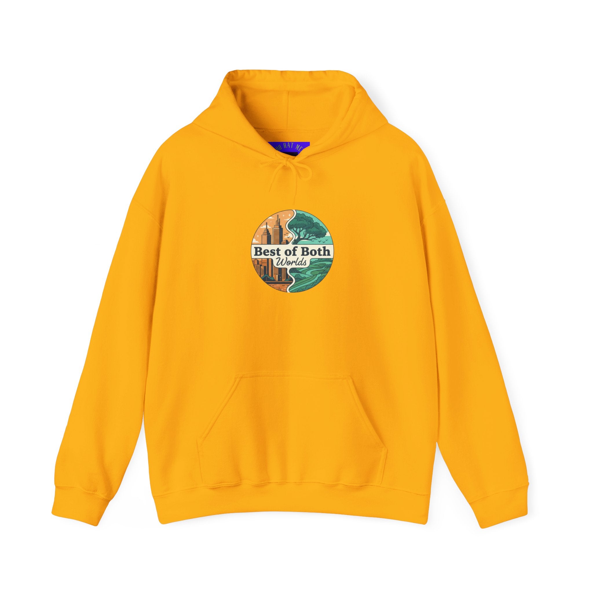 Three-Panel Fleece Hoodie