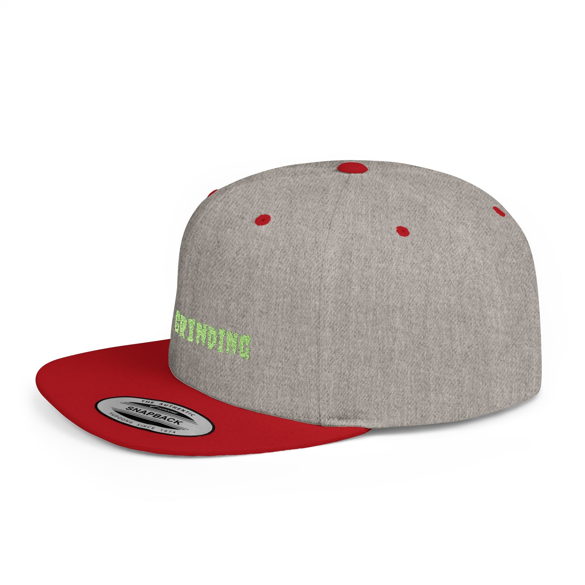 Keep Grinding Camo Snapback Hat