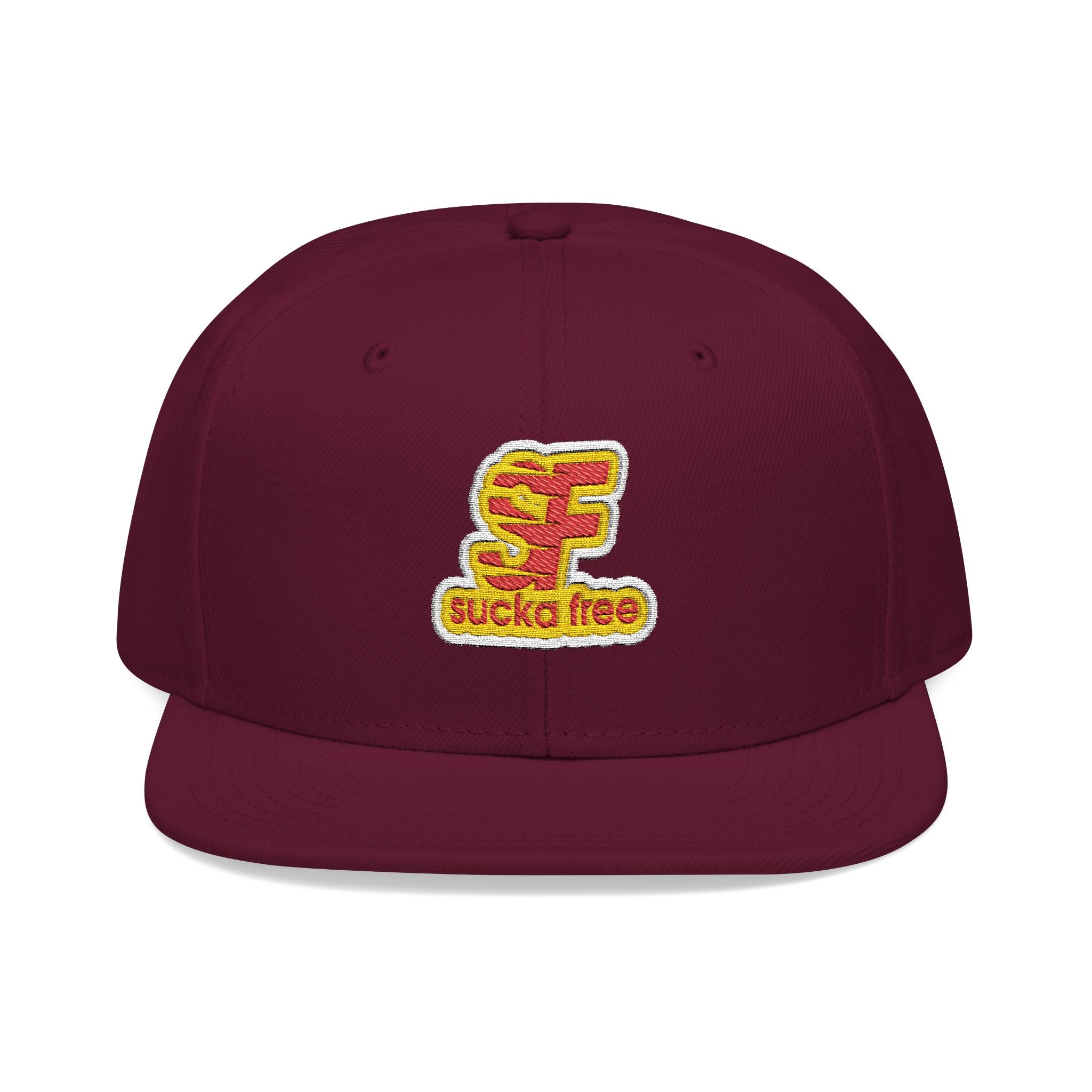 Embroidered Floral Letter 'E' Snapback Hat — Floral Initial Cap