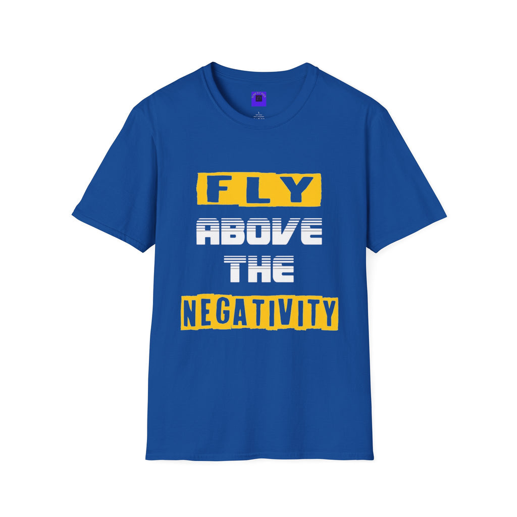Fly Negativity T-Shirt — Positive Vibes Graphic Tee