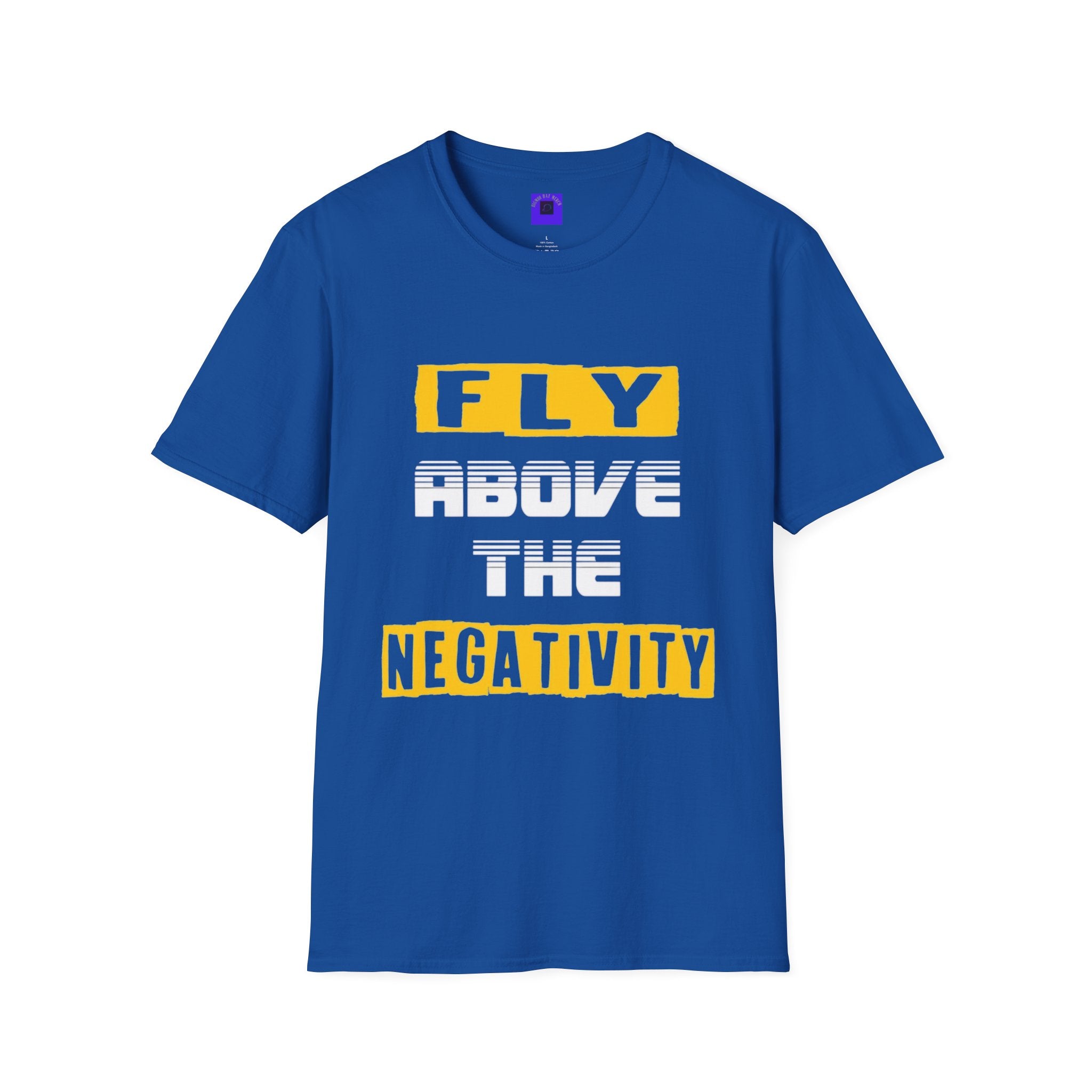 Fly Negativity T-Shirt — Positive Vibes Graphic Tee