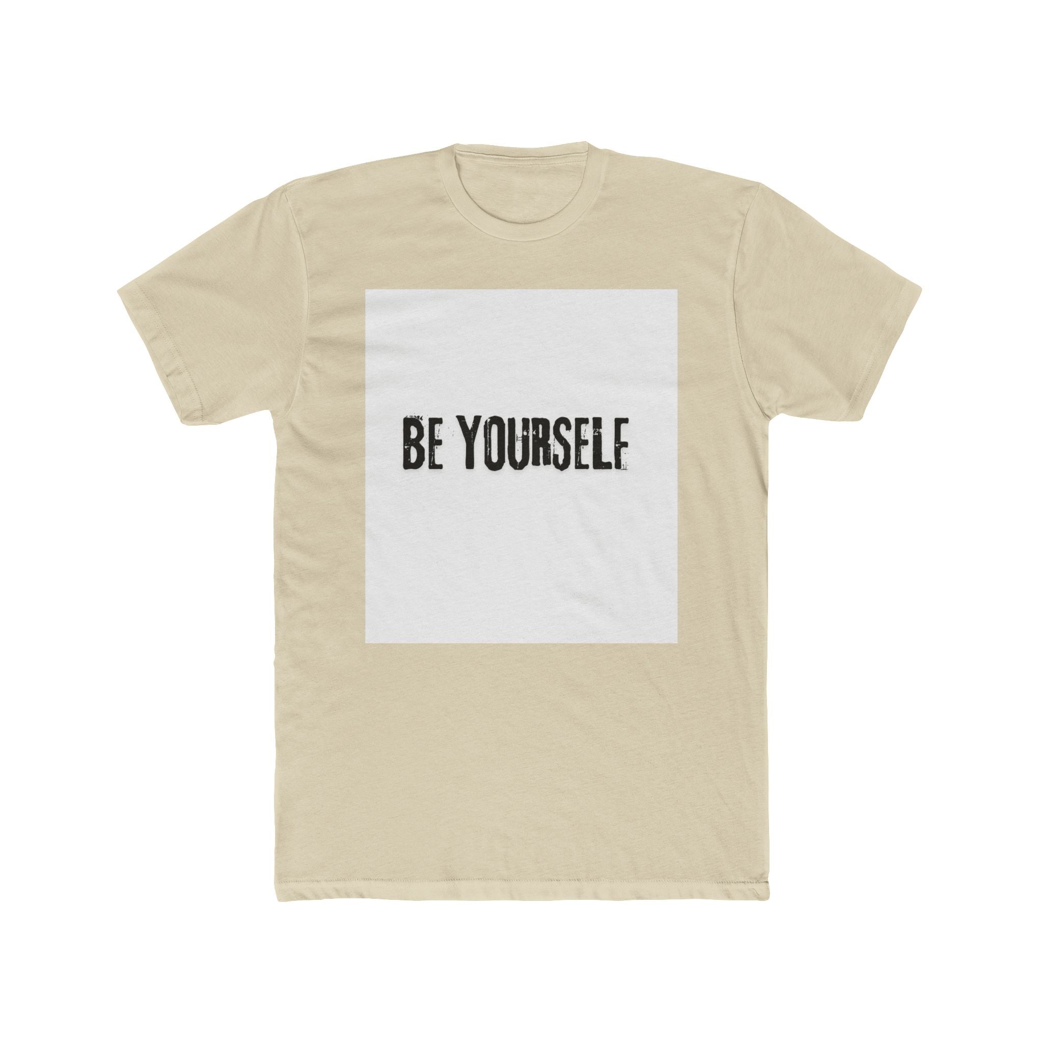 Be Yourself Unisex Cotton Crew Tee, Casual T-Shirt, Inspirational Gift, Everyday Wear, Self-Expression, Friendship Tees