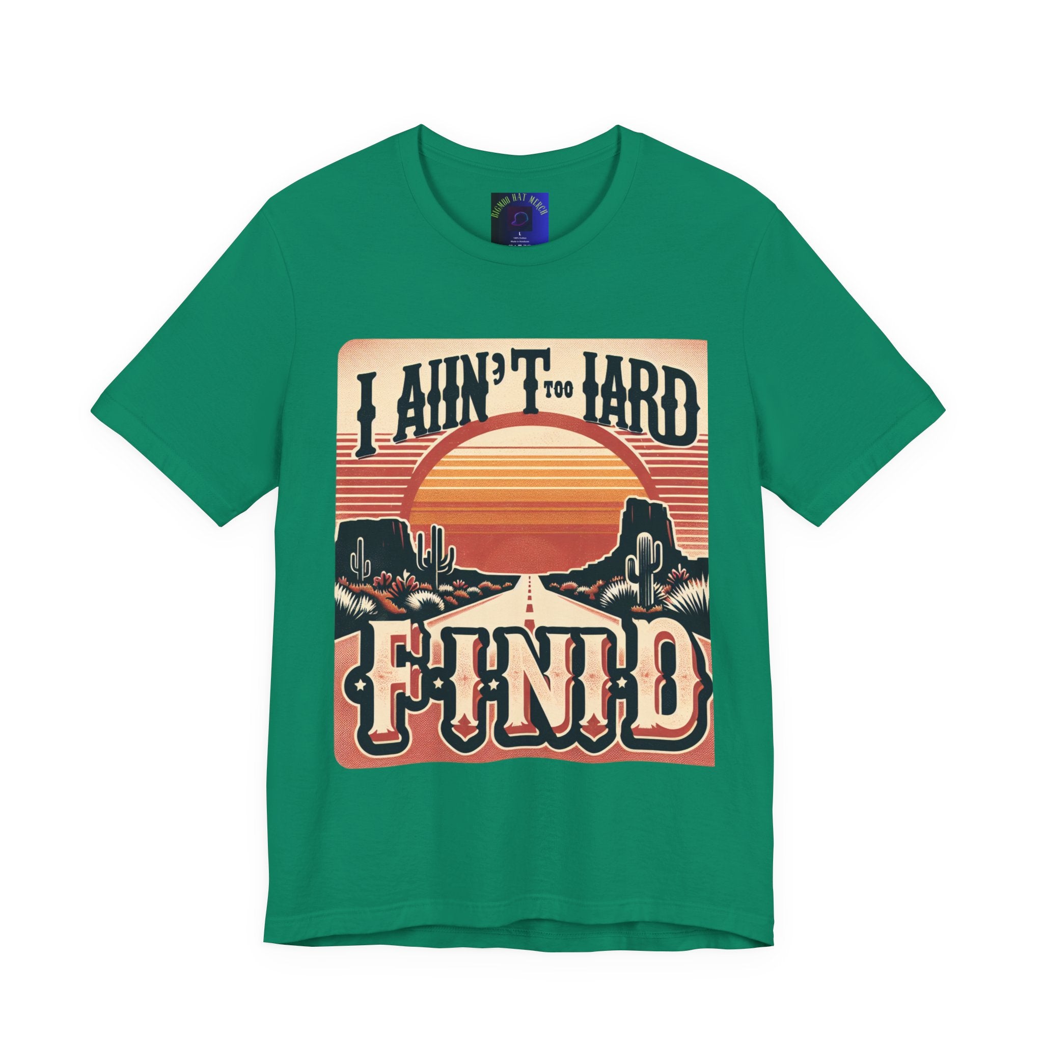 Retro Sunset Unisex Tee - "I Ain't Too Hard to Find" | Casual Wear, Gift for Him, Gift for Her, Vintage T-Shirt, Summer Fashion