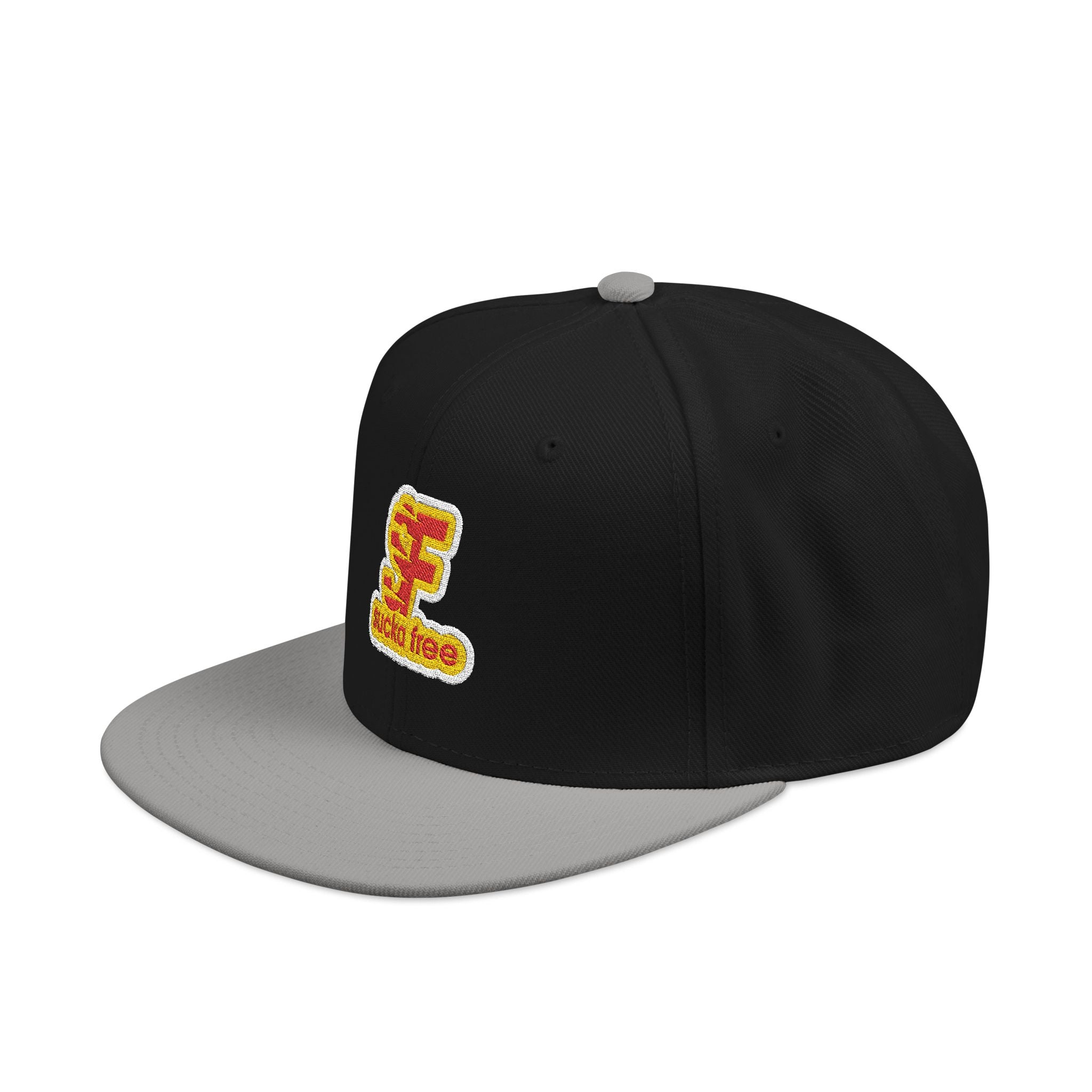 Embroidered Floral Letter 'E' Snapback Hat — Floral Initial Cap
