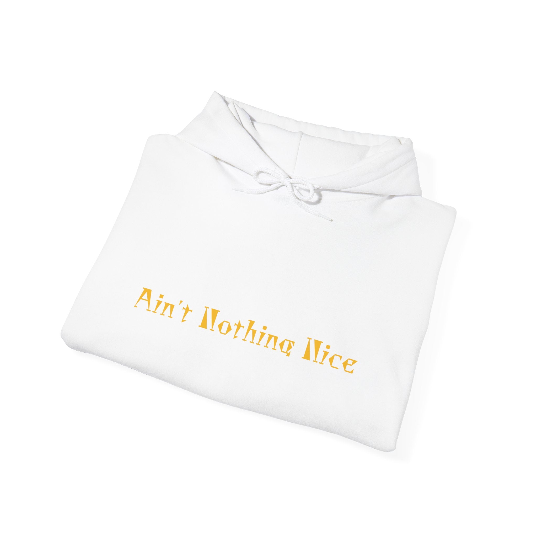 Statement Hoodie: Ain't Nothing Nice, Unisex Streetwear Sweatshirt, Perfect for Casual Outfits, Gifts for Friends, Protest Gear, [...]