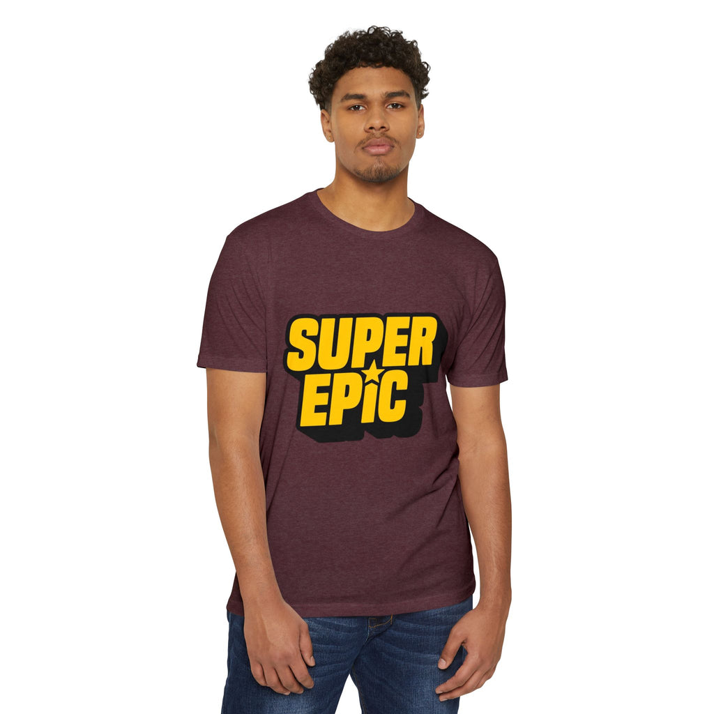 Super Epic T-Shirt — Bold Yellow Graphic Tee