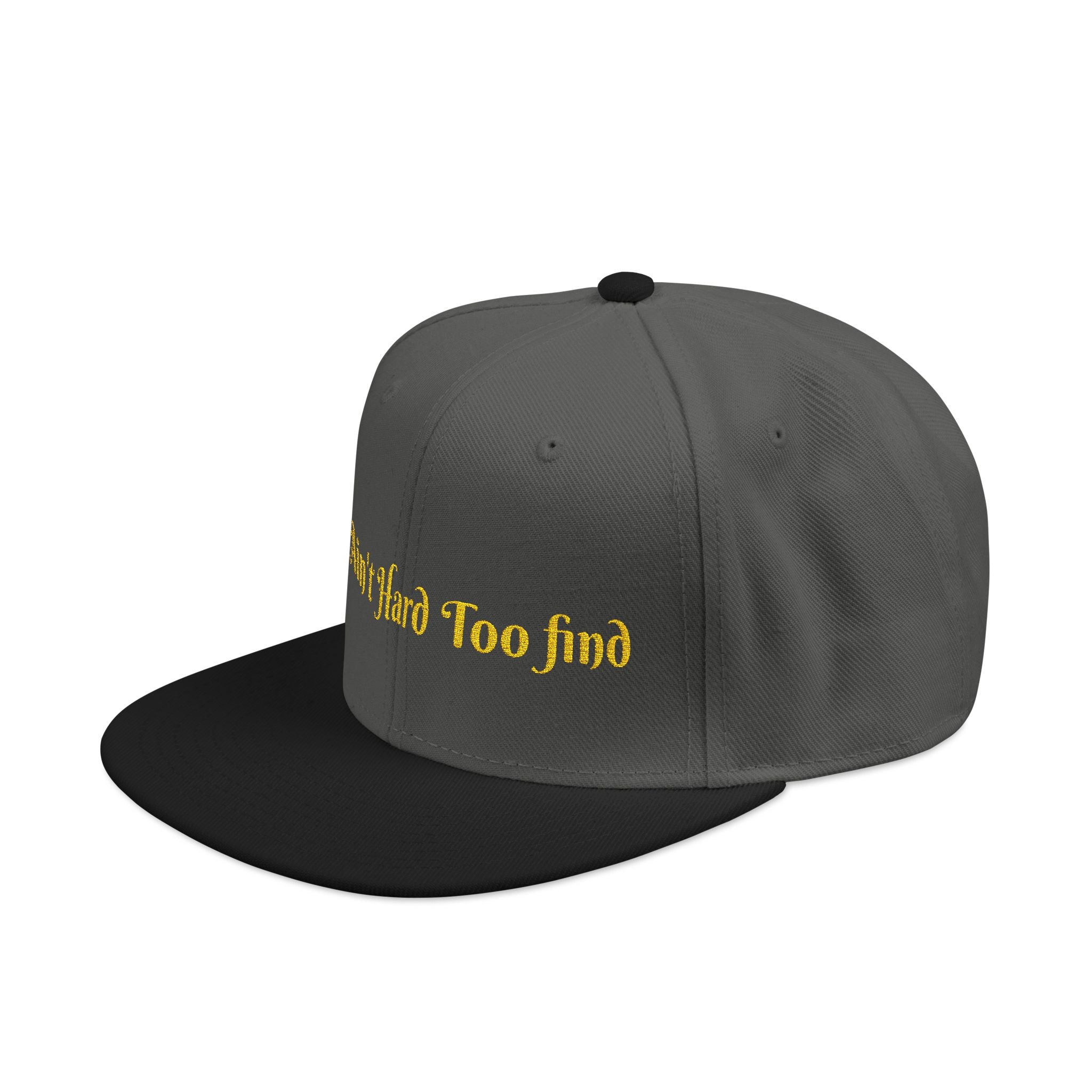 Stylish Snapback Hat - 'Work Hard Too' Embroidered Cap, Casual Streetwear, Gifts for Him/Her, Sportswear, Summer Accessory