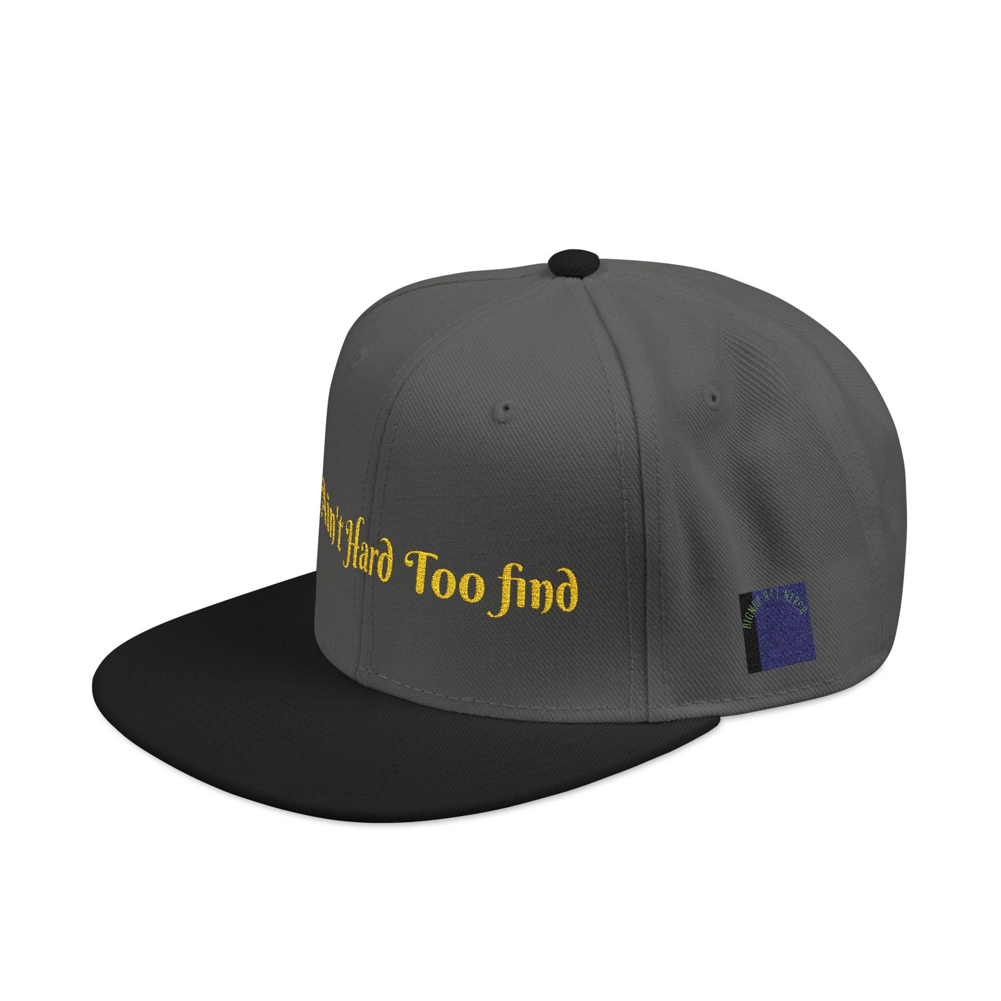 Stylish Snapback Hat - 'Work Hard Too' Embroidered Cap, Casual Streetwear, Gifts for Him/Her, Sportswear, Summer Accessory