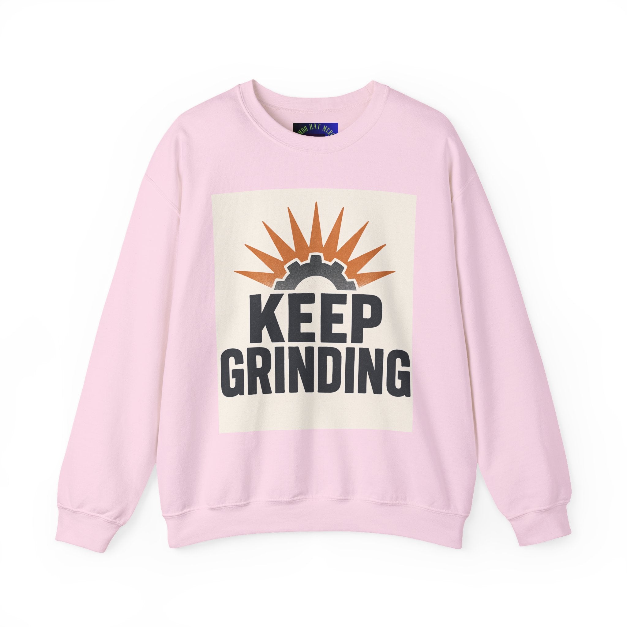 Keep Grinding Sweatshirt — Motivational Crewneck for Hustle & Gym Enthusiasts
