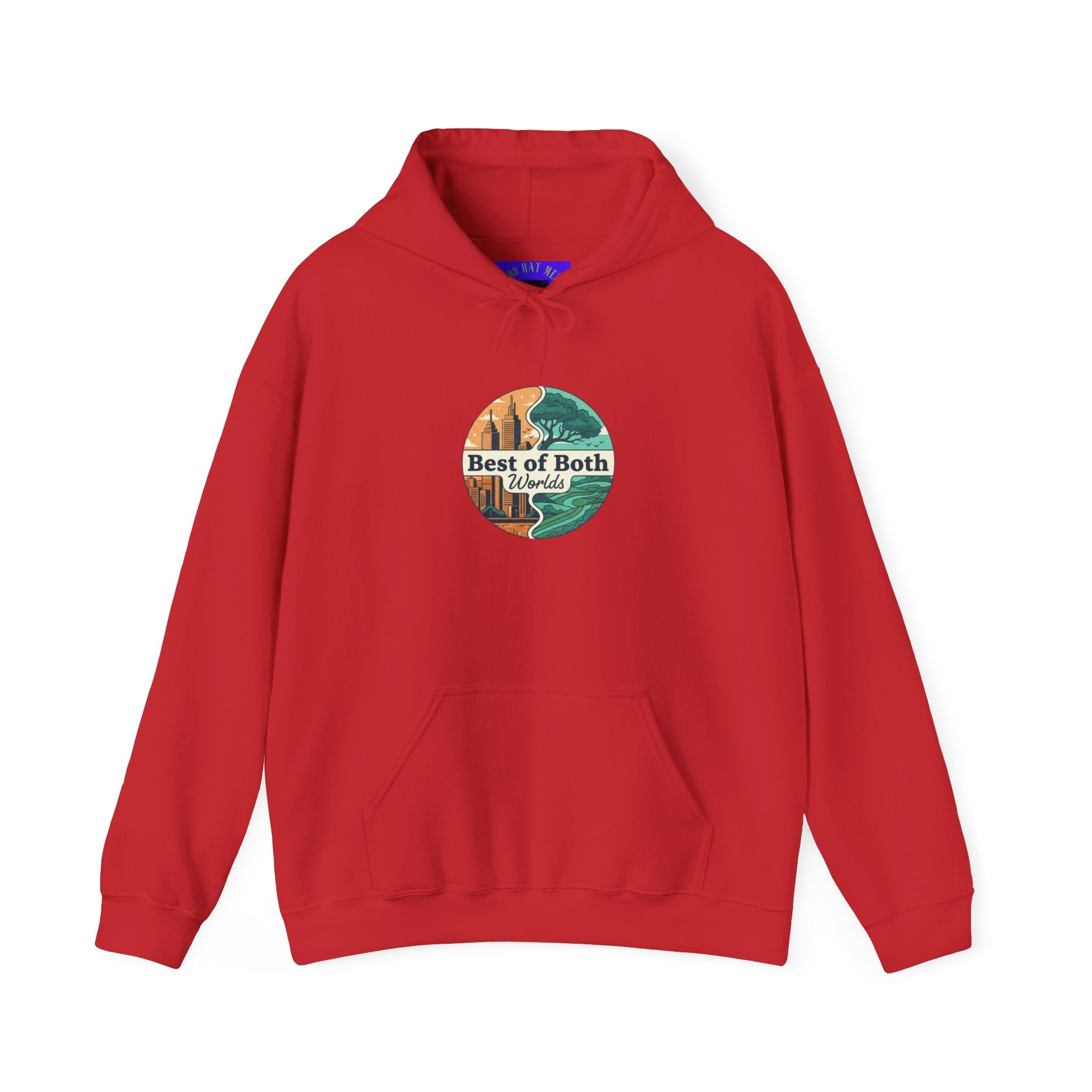 Three-Panel Fleece Hoodie