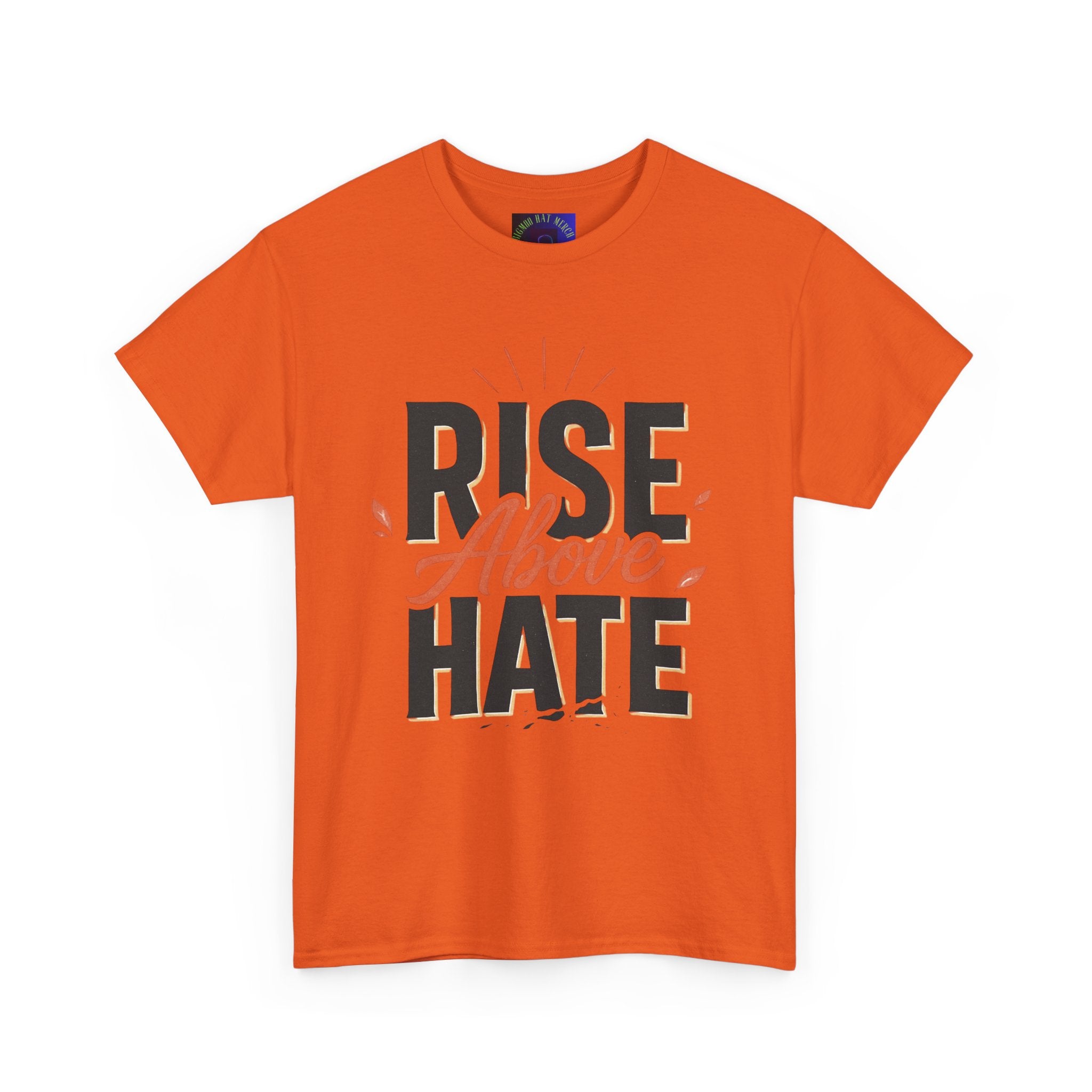 Rise Above Hate T-Shirt — Inspirational Anti-Hate Graphic Tee