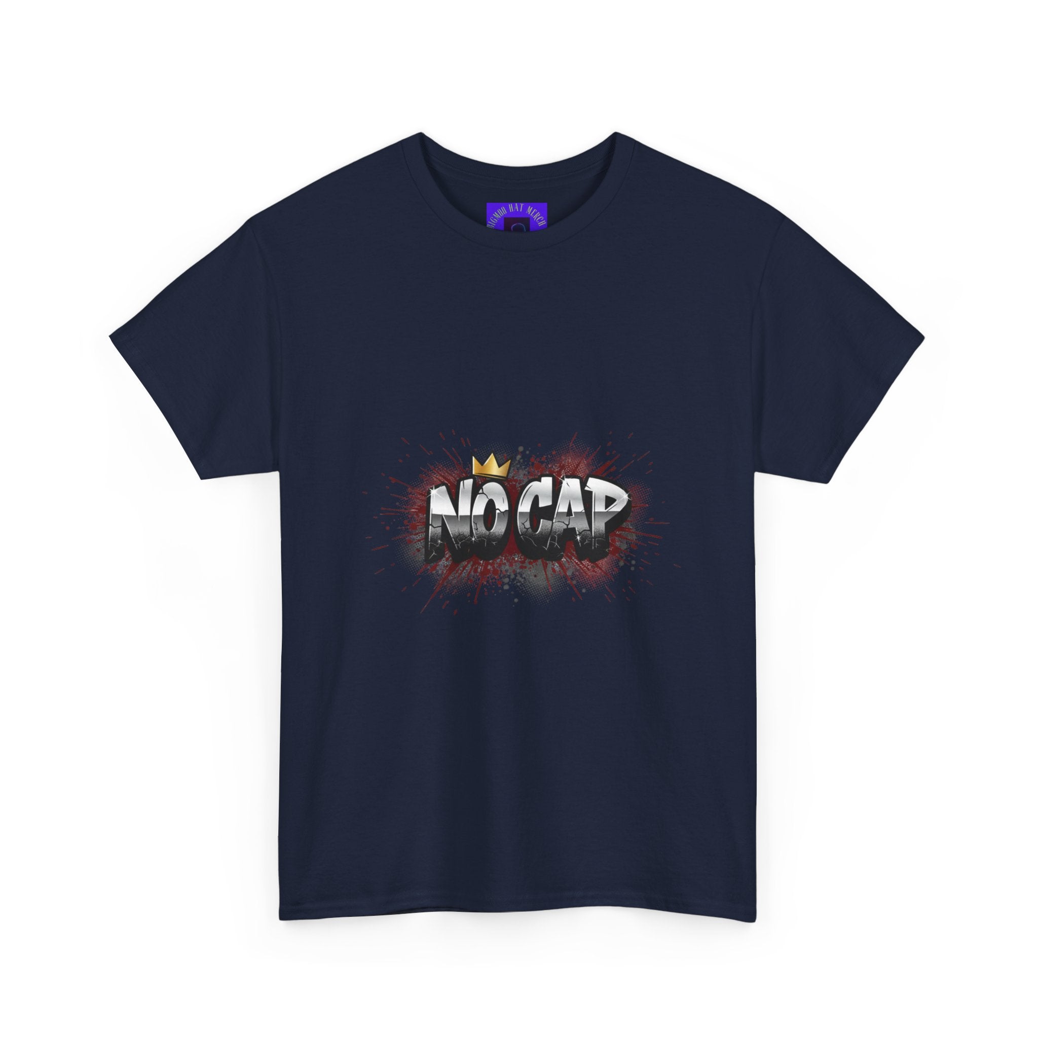 No Cap T-Shirt — Urban Graffiti Streetwear Tee
