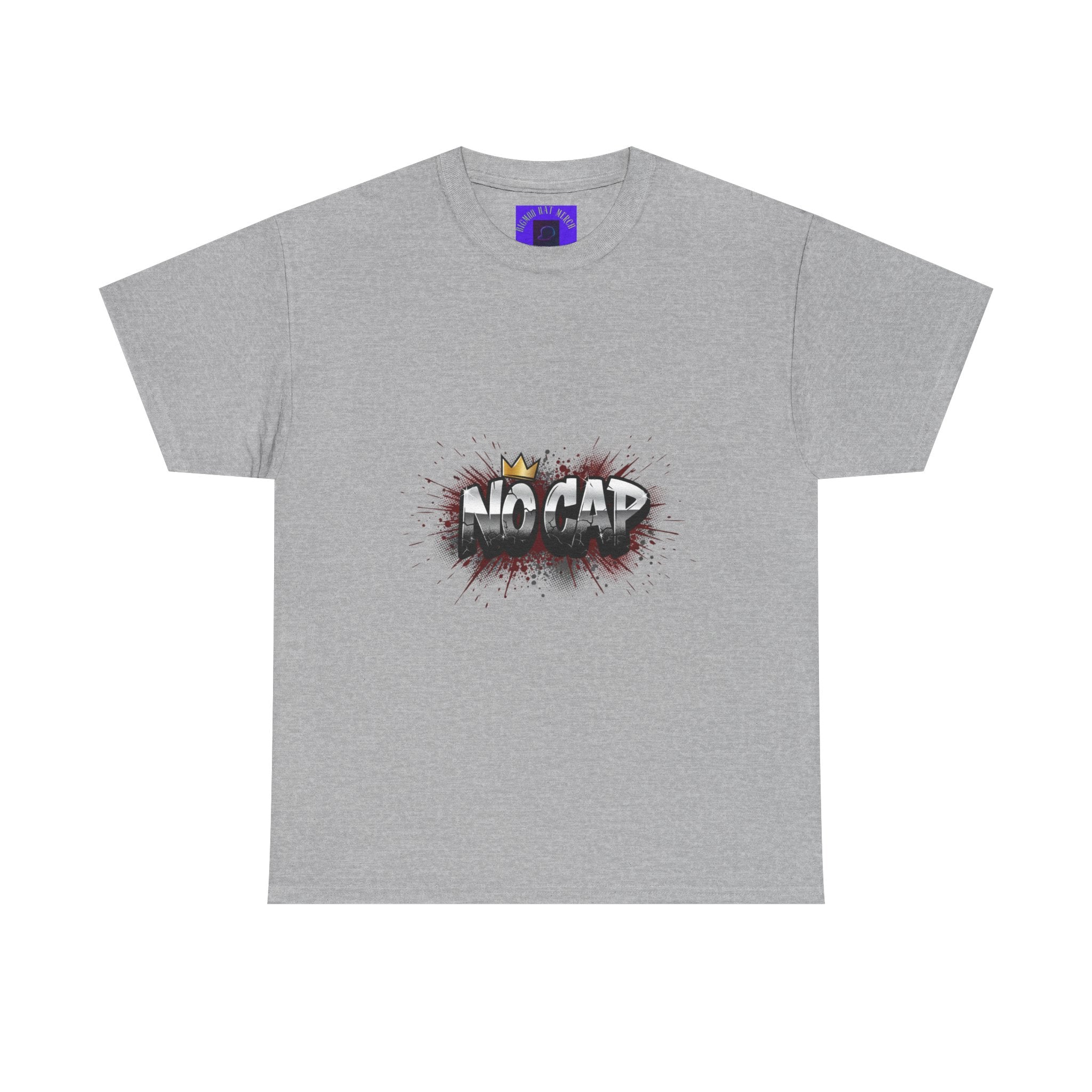 No Cap T-Shirt — Urban Graffiti Streetwear Tee