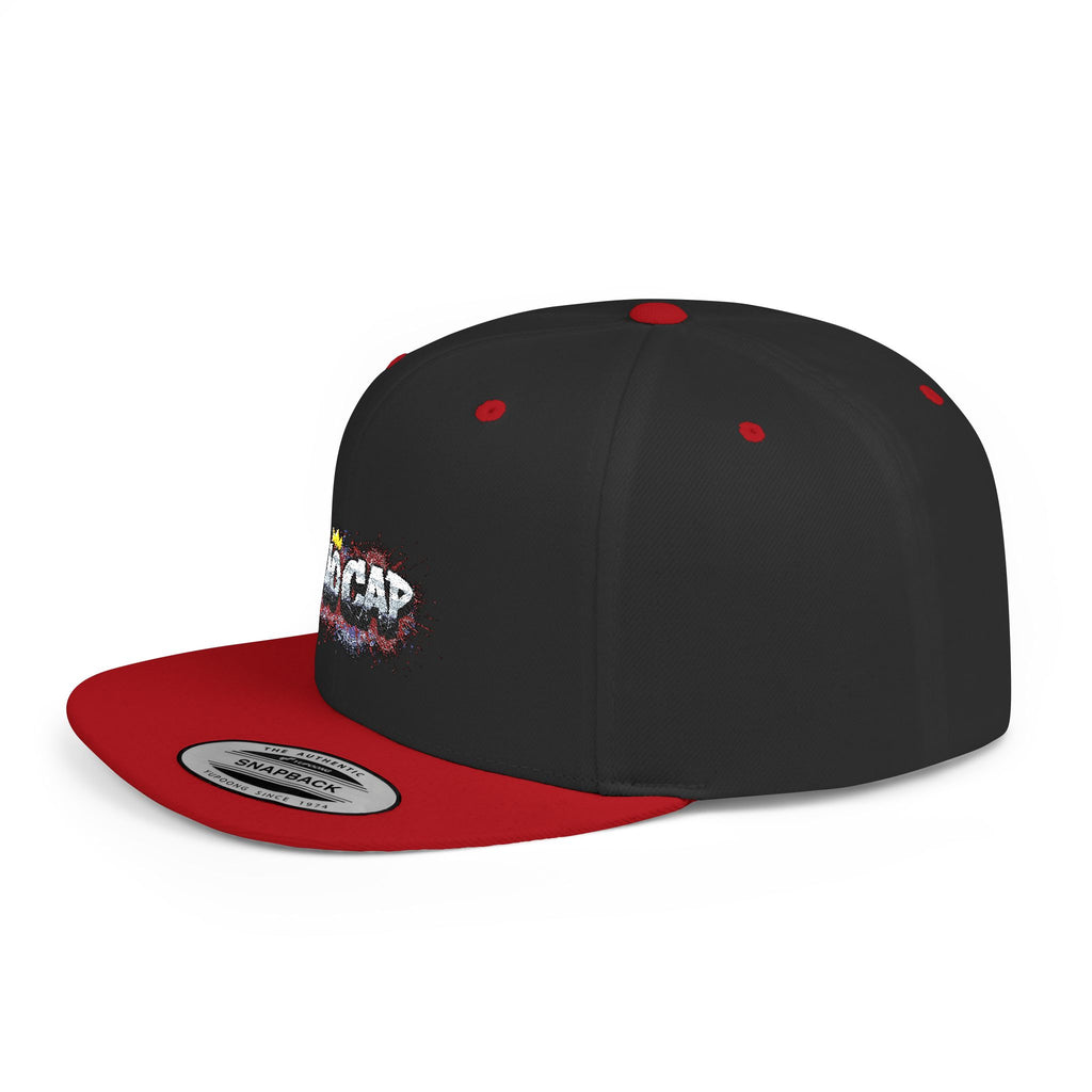 Snapback Hat — 'No Cap' Graffiti Crown Streetwear Baseball Hat
