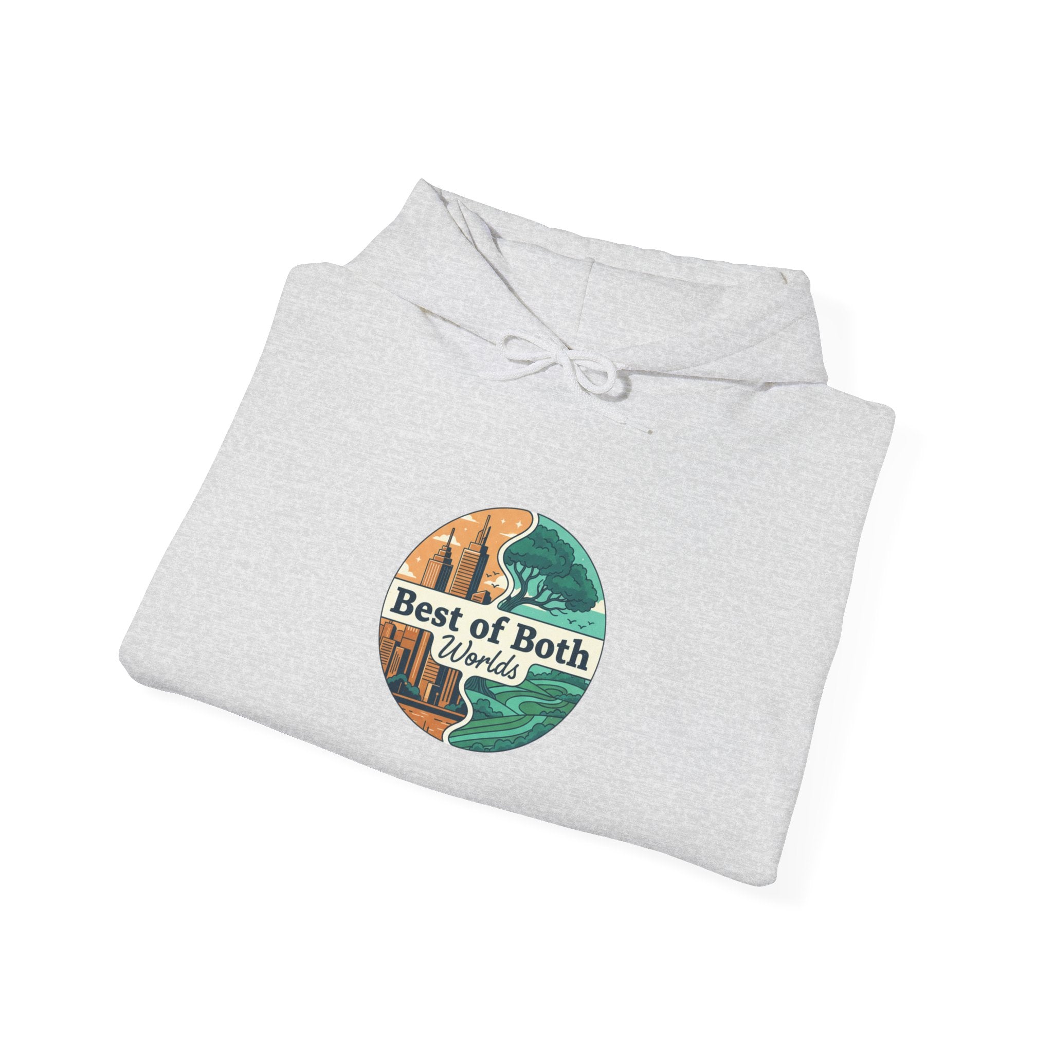 Three-Panel Fleece Hoodie