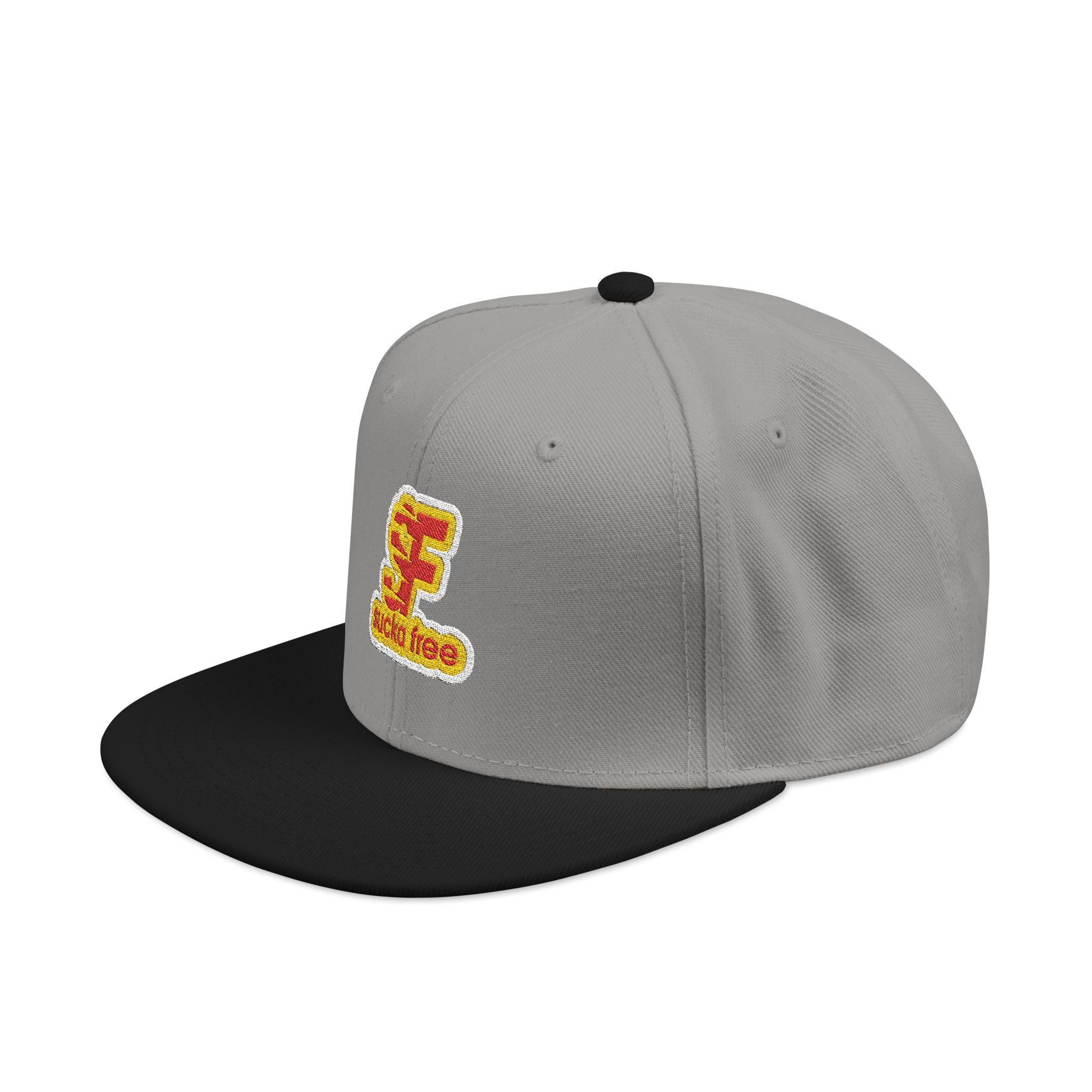 Embroidered Floral Letter 'E' Snapback Hat — Floral Initial Cap