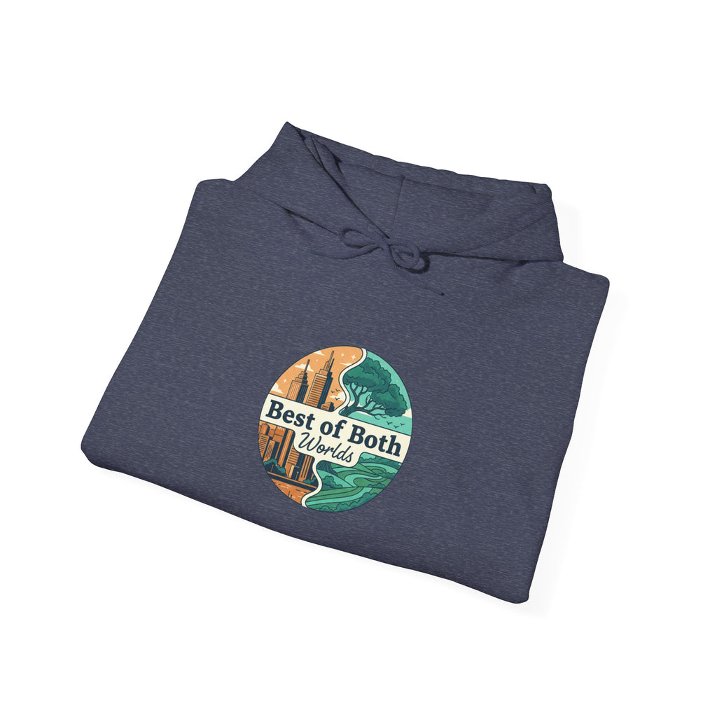 Three-Panel Fleece Hoodie