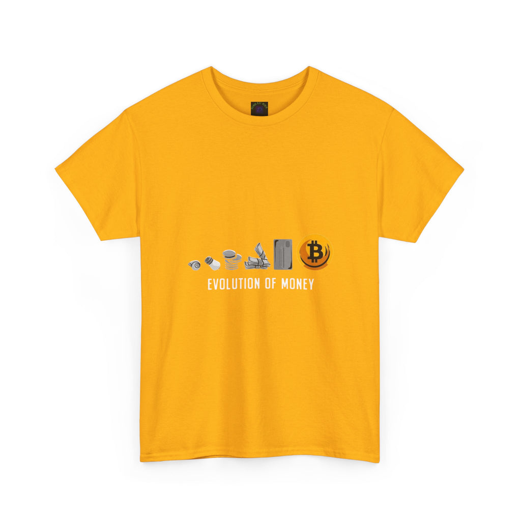 Bitcoin Evolution Tee — Cryptocurrency Mining Progress Graphic T‑Shirt