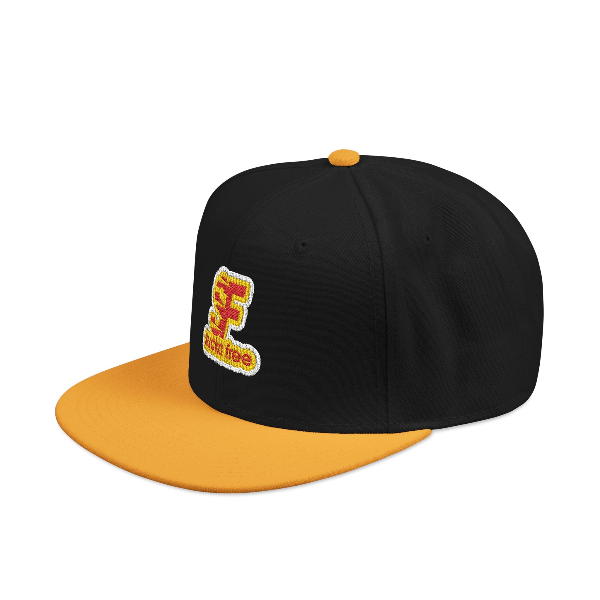 Embroidered Floral Letter 'E' Snapback Hat — Floral Initial Cap