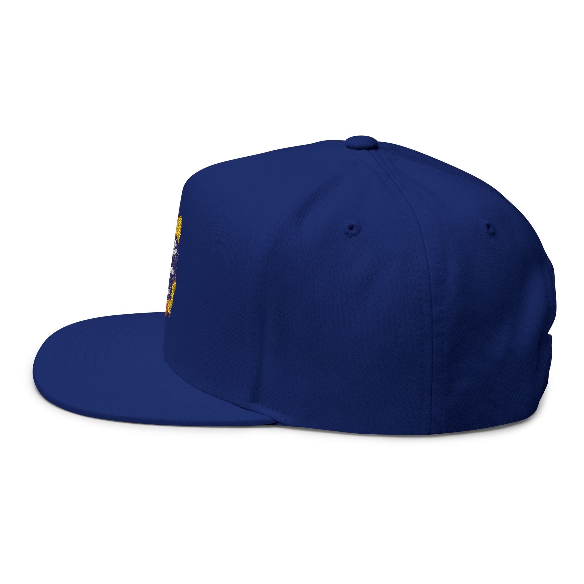 Flat Bill Cap — Embroidered "Be Authentic, Be You, Stay True" Snapback