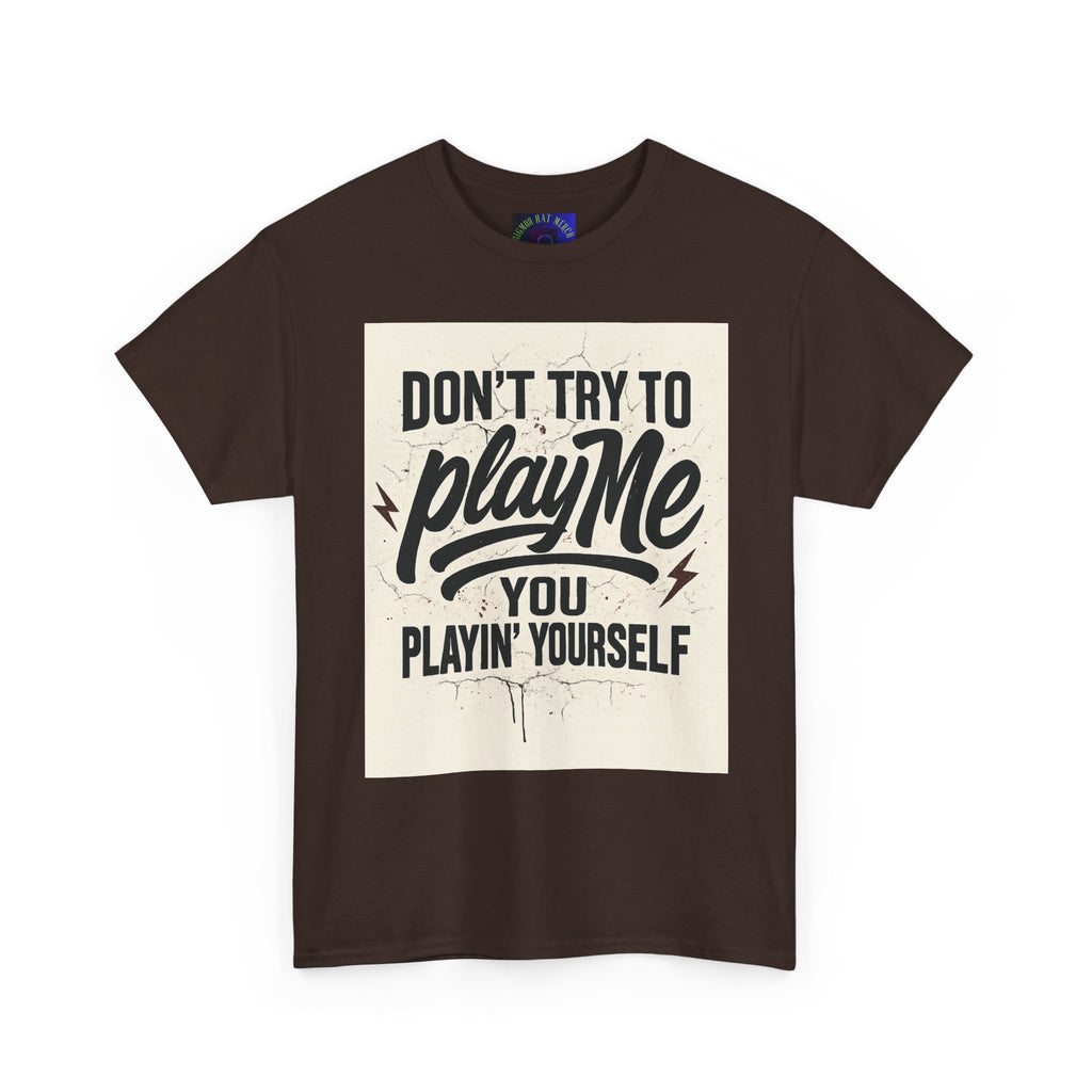 Playful Unisex Tee - "Don't Try to Play Me" Statement Shirt, Casual Wear, Gift for Friends, Fun Graphic T-Shirt, Streetwear, Everyday [...]