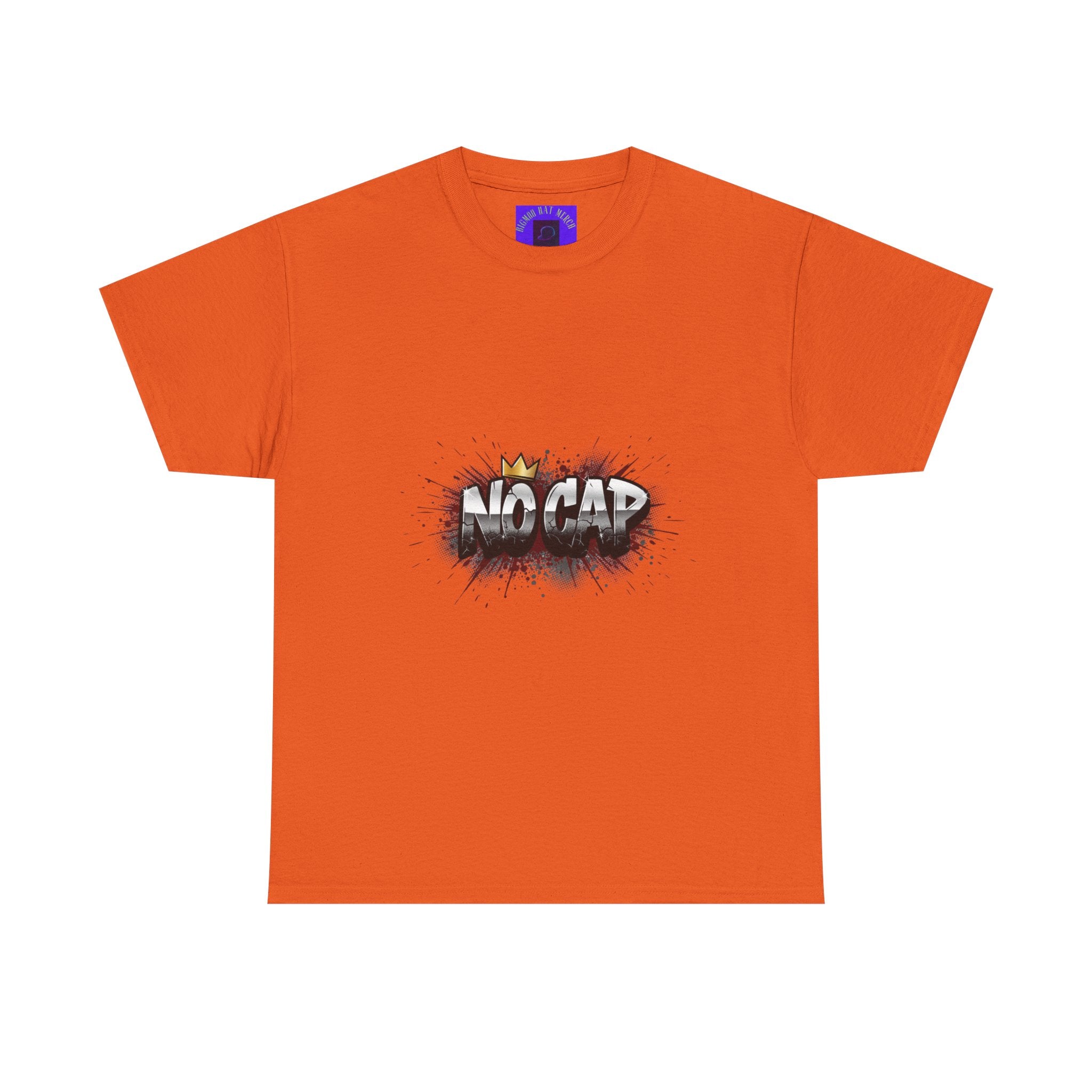 No Cap T-Shirt — Urban Graffiti Streetwear Tee