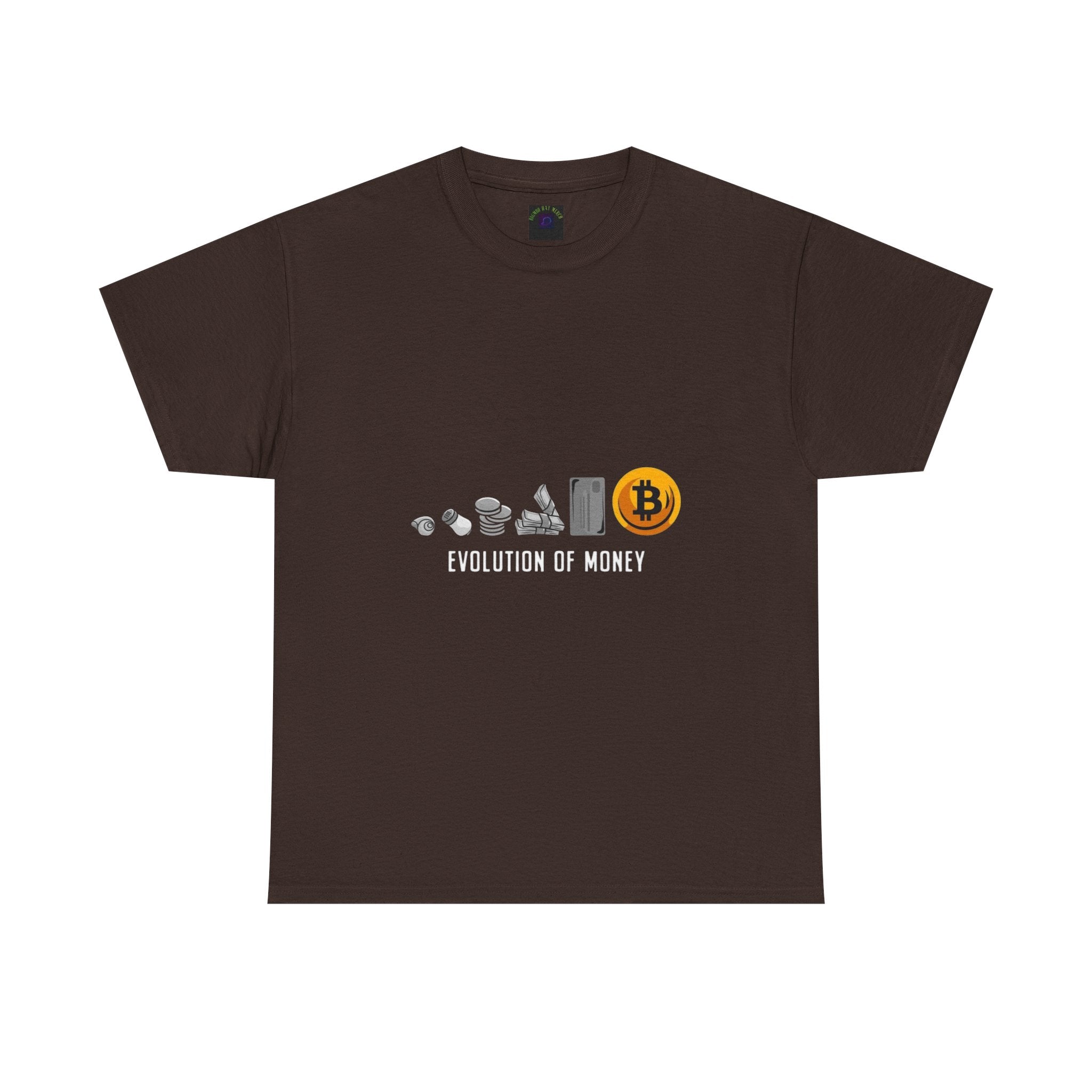 Bitcoin Evolution Tee — Cryptocurrency Mining Progress Graphic T‑Shirt