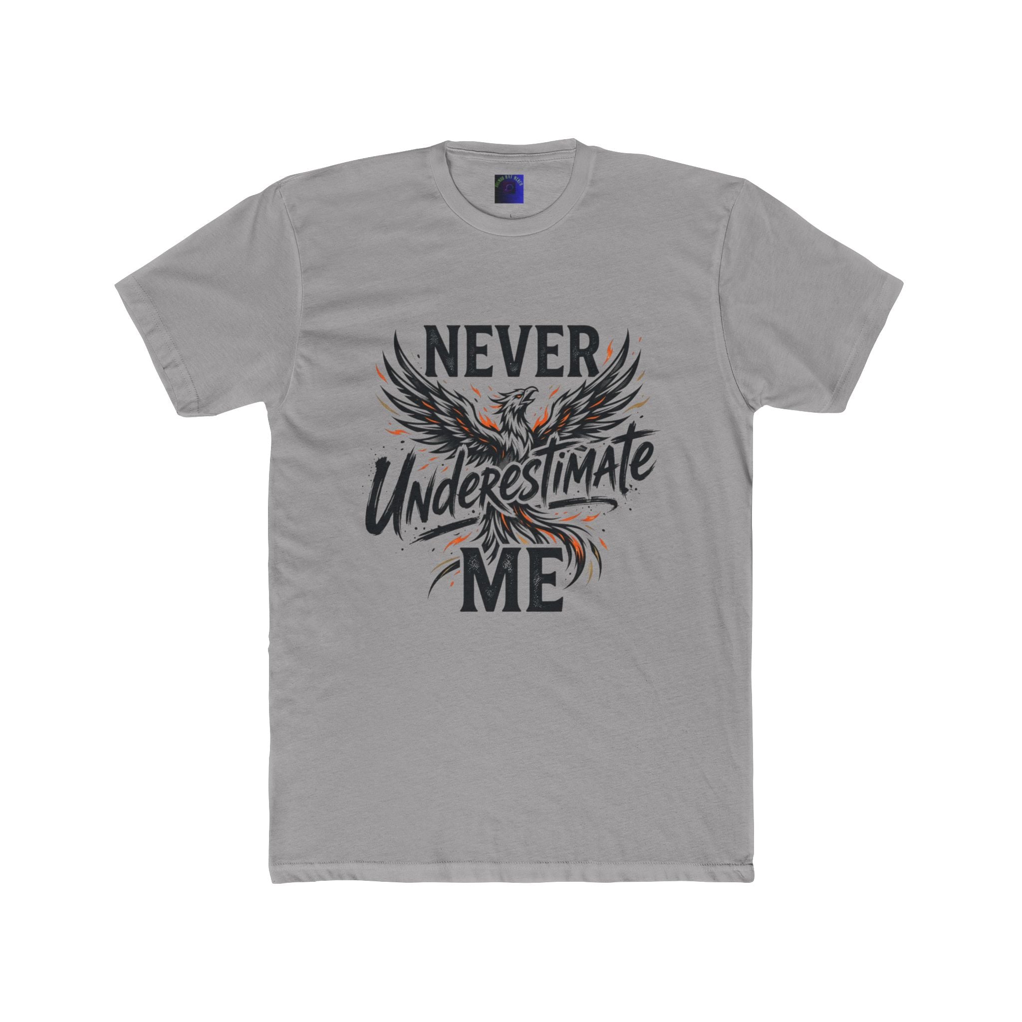Never Underestimate Me Tee — Empowering Eagle Graphic T-Shirt