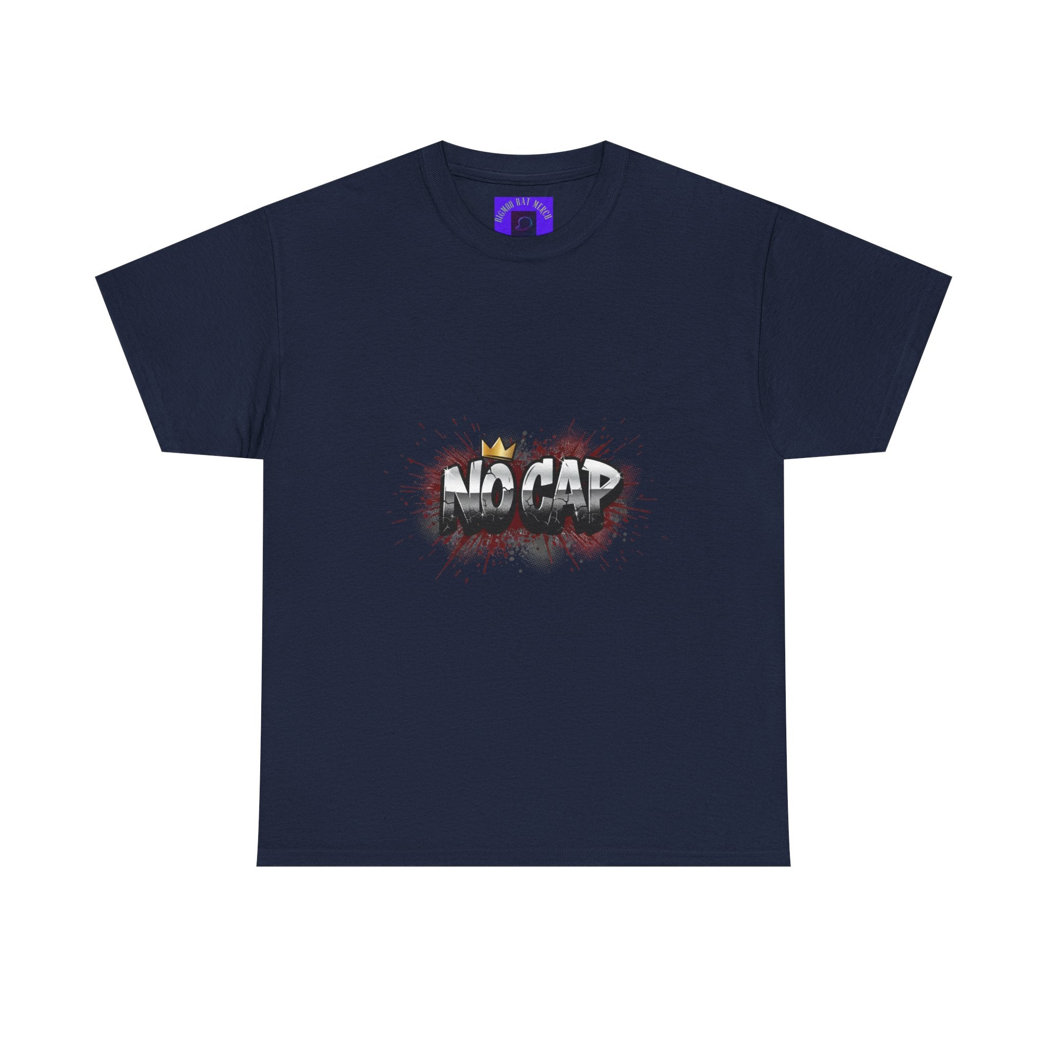 No Cap T-Shirt — Urban Graffiti Streetwear Tee